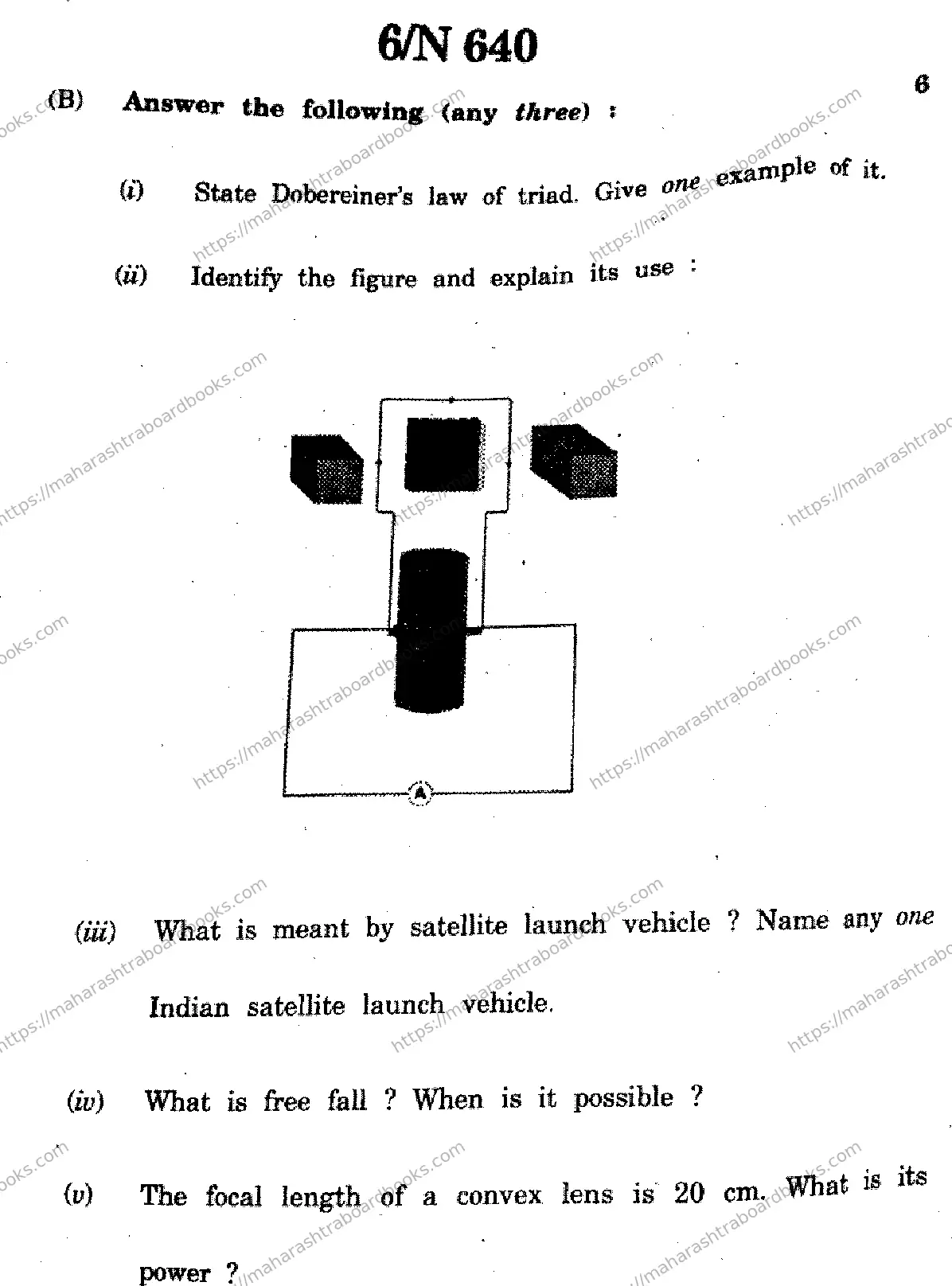 Maharashtra Board Solution SSC Science And Technology  (72) - (N-640) 2024 Image 6