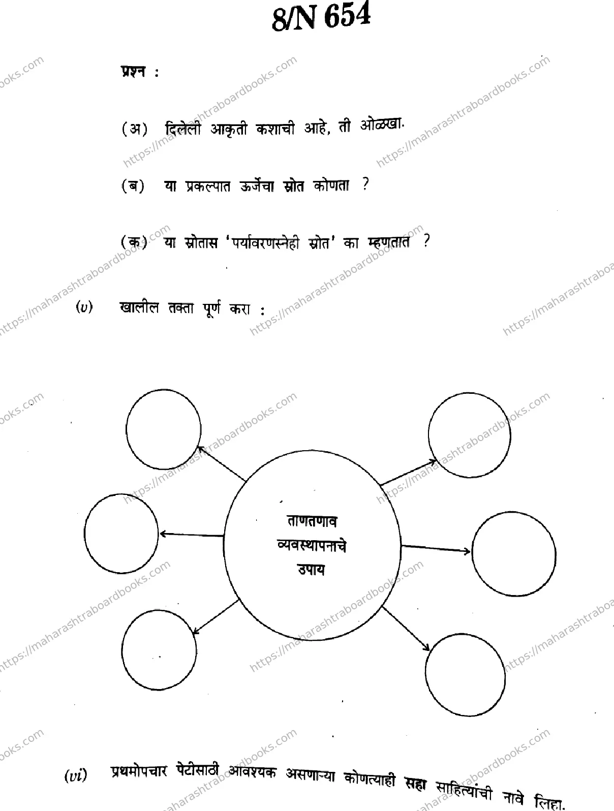 Maharashtra Board Solution SSC Science And Technology  (72) - (N-654) 2024 Image 8