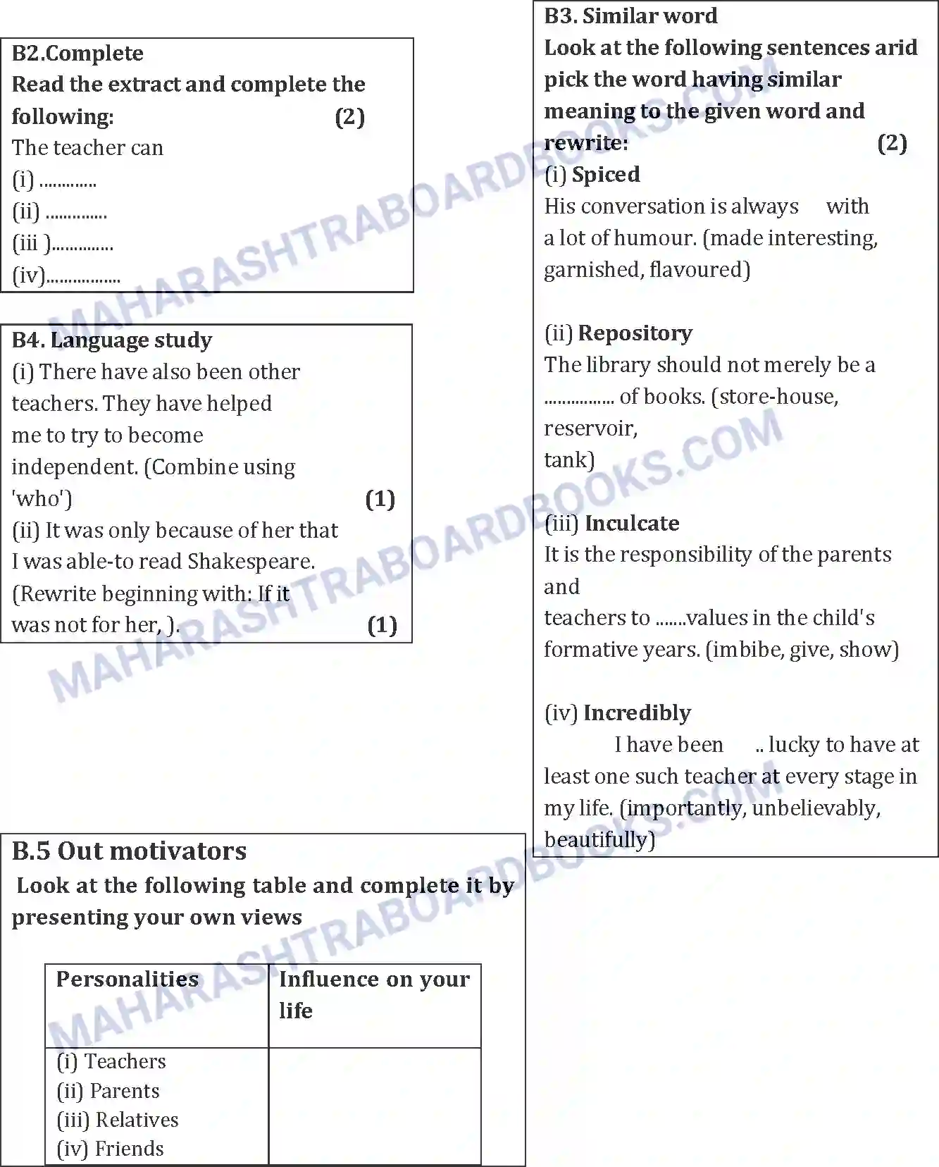 Maharashtra Board Solution SSC English Paper-A 2015 Image 4