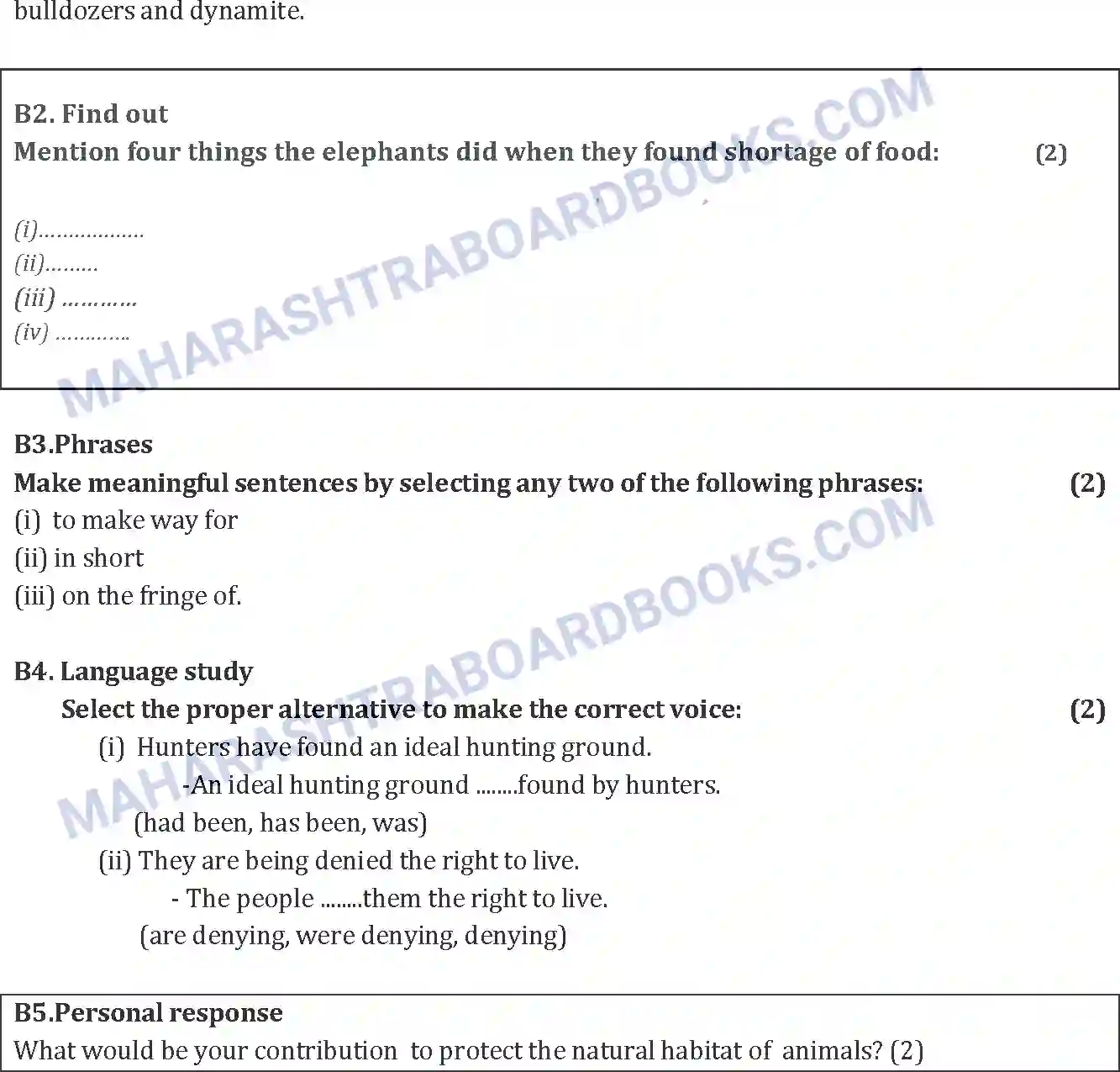 Maharashtra Board Solution SSC English Paper-A 2015 Image 7