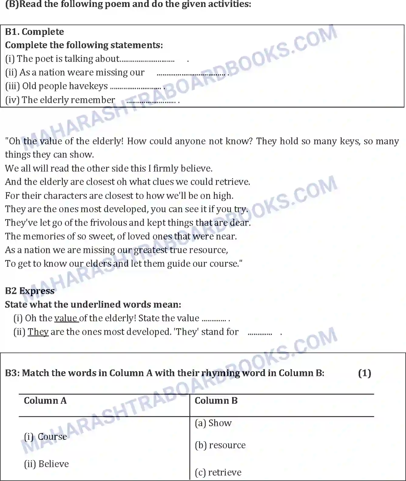 Maharashtra Board Solution SSC English Paper-A 2015 Image 9