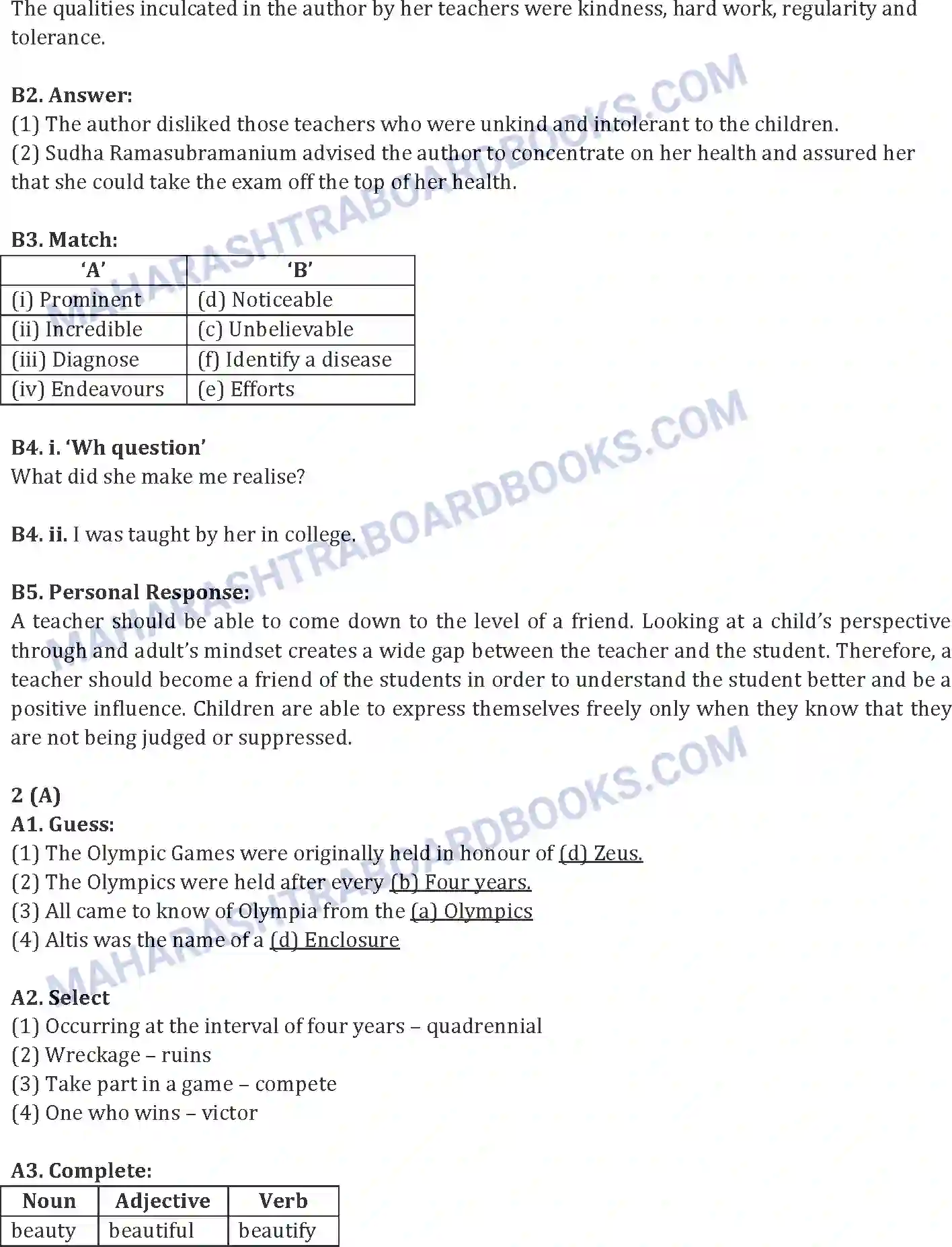 Maharashtra Board Solution SSC English Paper-A 2016 Image 17