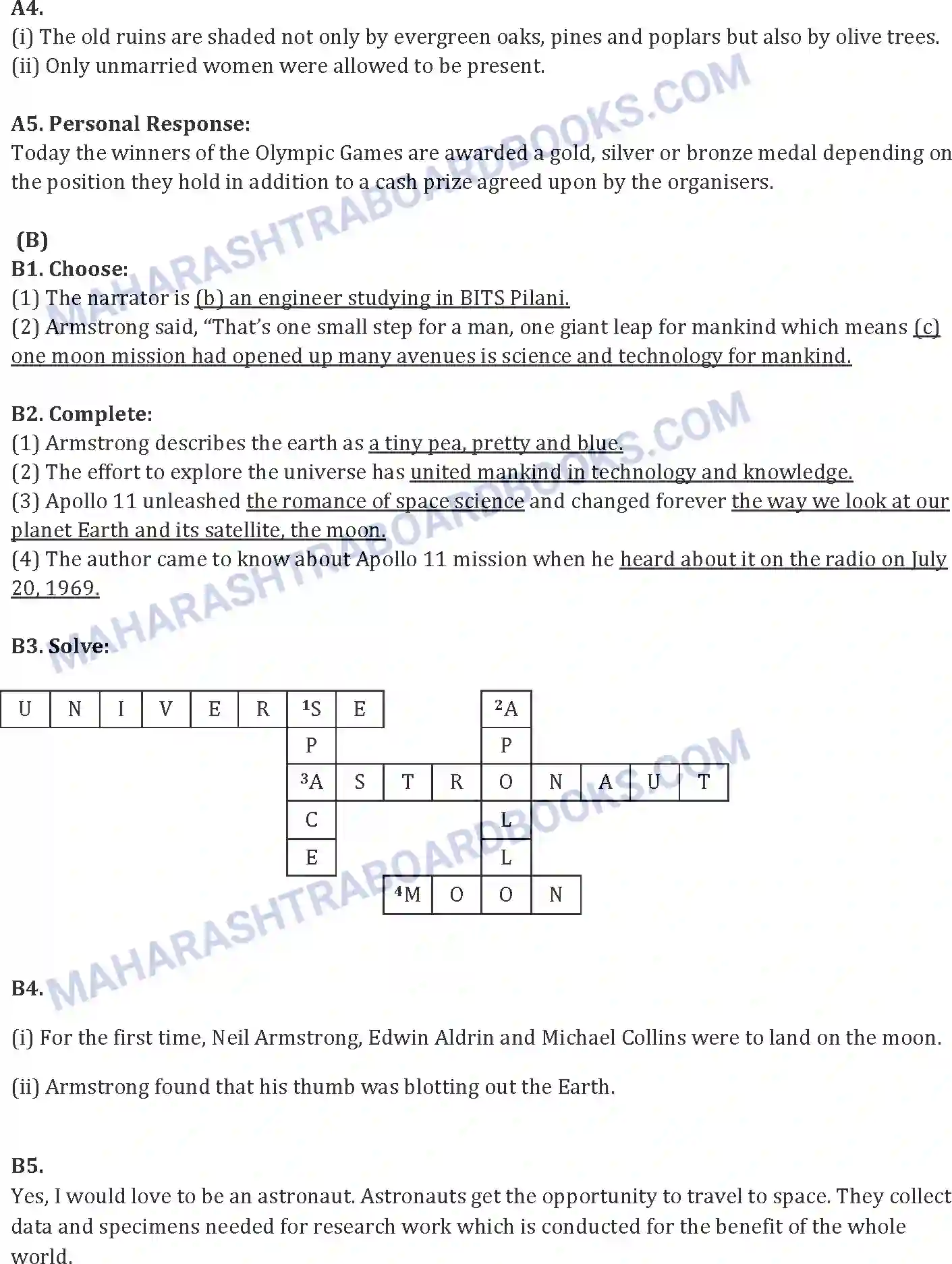 Maharashtra Board Solution SSC English Paper-A 2016 Image 18