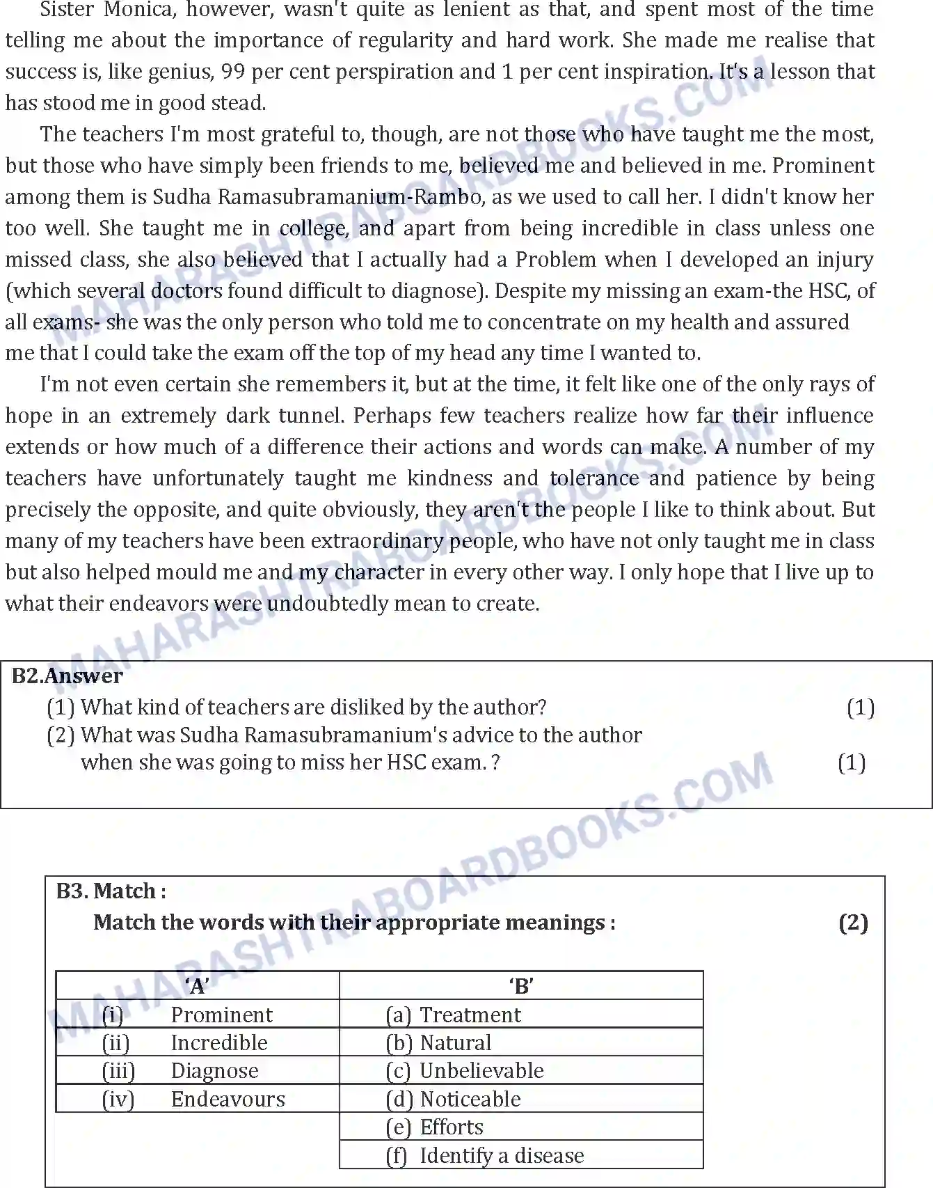 Maharashtra Board Solution SSC English Paper-A 2016 Image 4