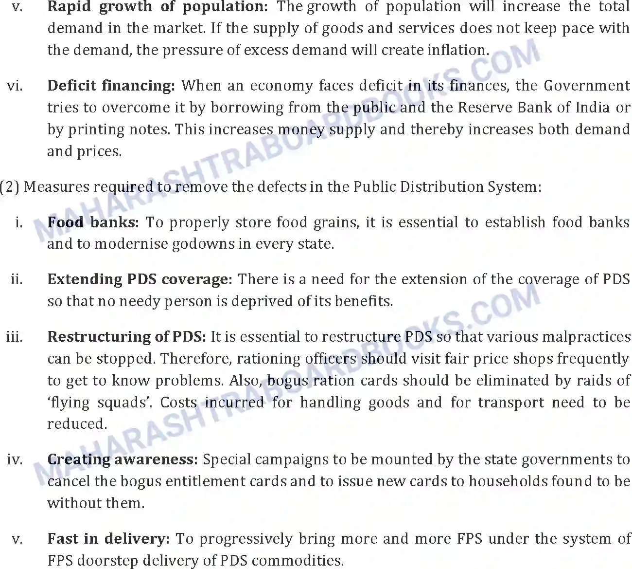 Maharashtra Board Solution SSC Geography Paper-A 2017 Image 9