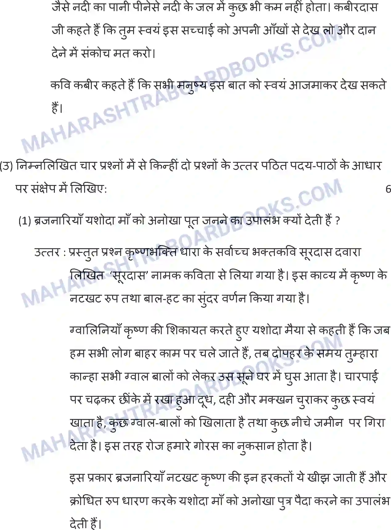 Maharashtra Board Solution SSC Hindi Paper-A 2014 Image 19