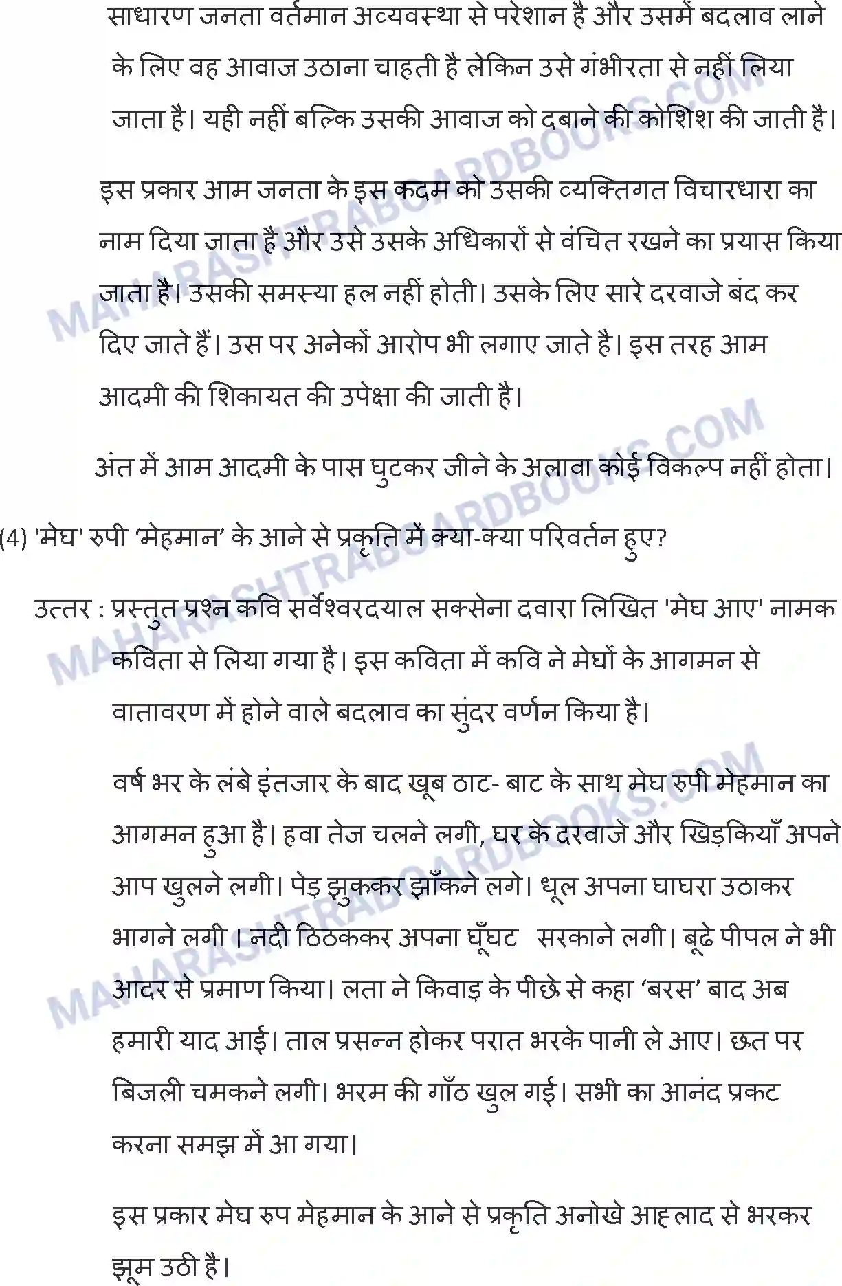 Maharashtra Board Solution SSC Hindi Paper-A 2014 Image 21