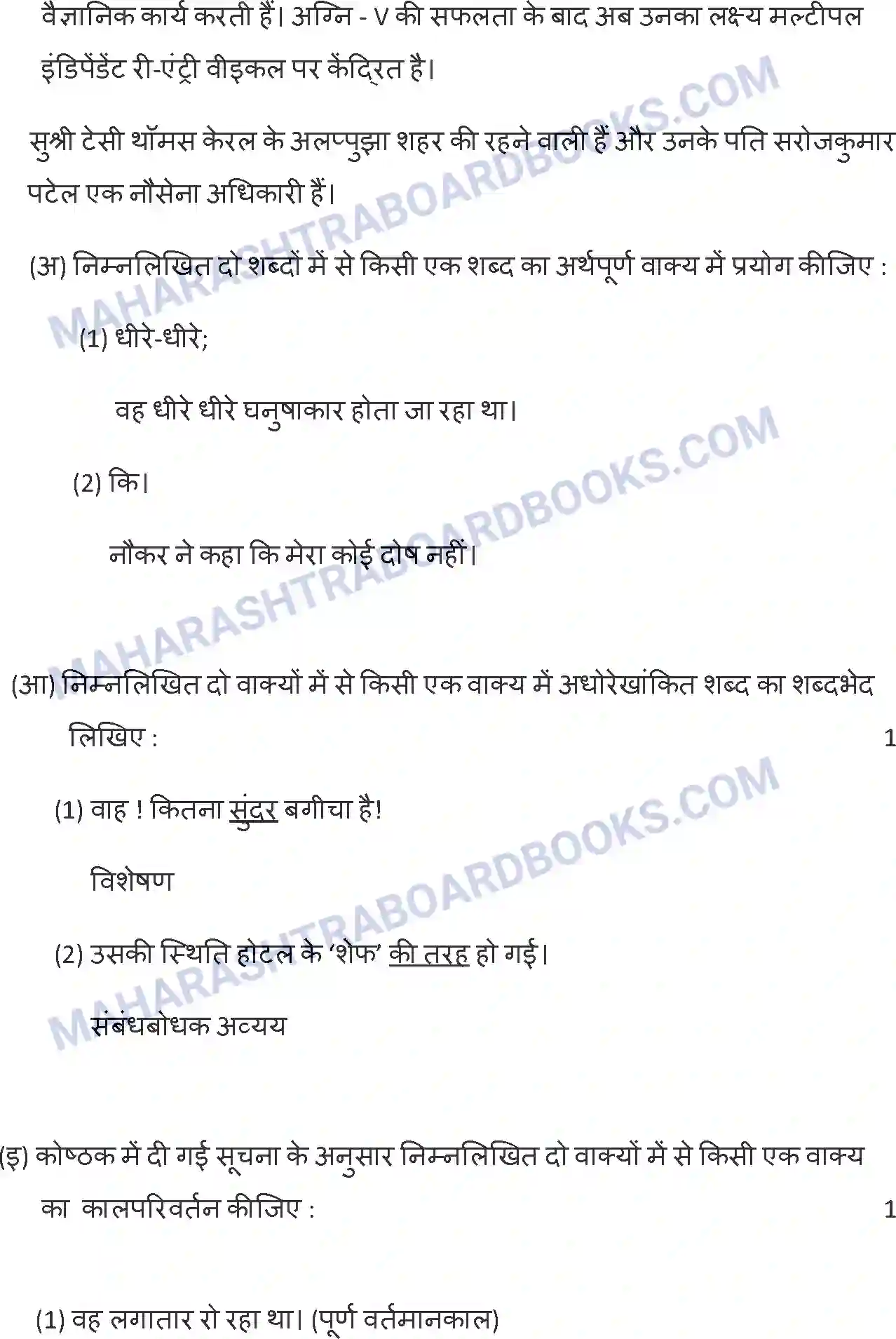 Maharashtra Board Solution SSC Hindi Paper-A 2014 Image 28