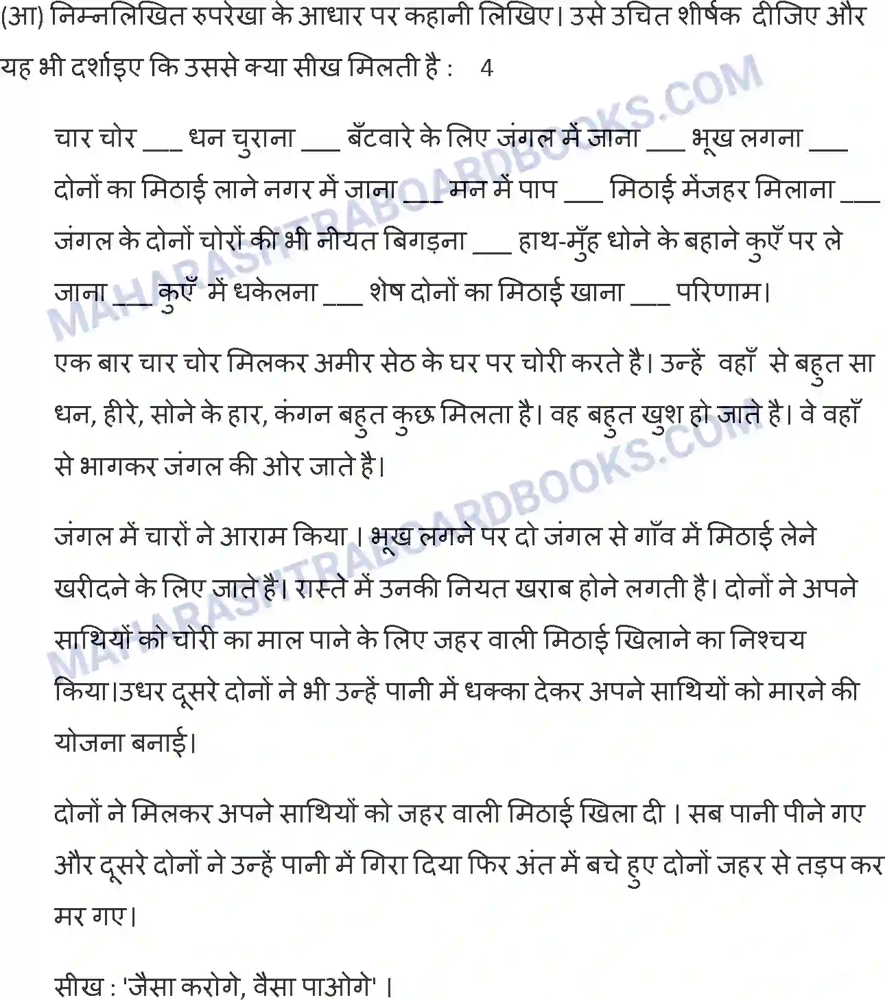 Maharashtra Board Solution SSC Hindi Paper-A 2014 Image 41