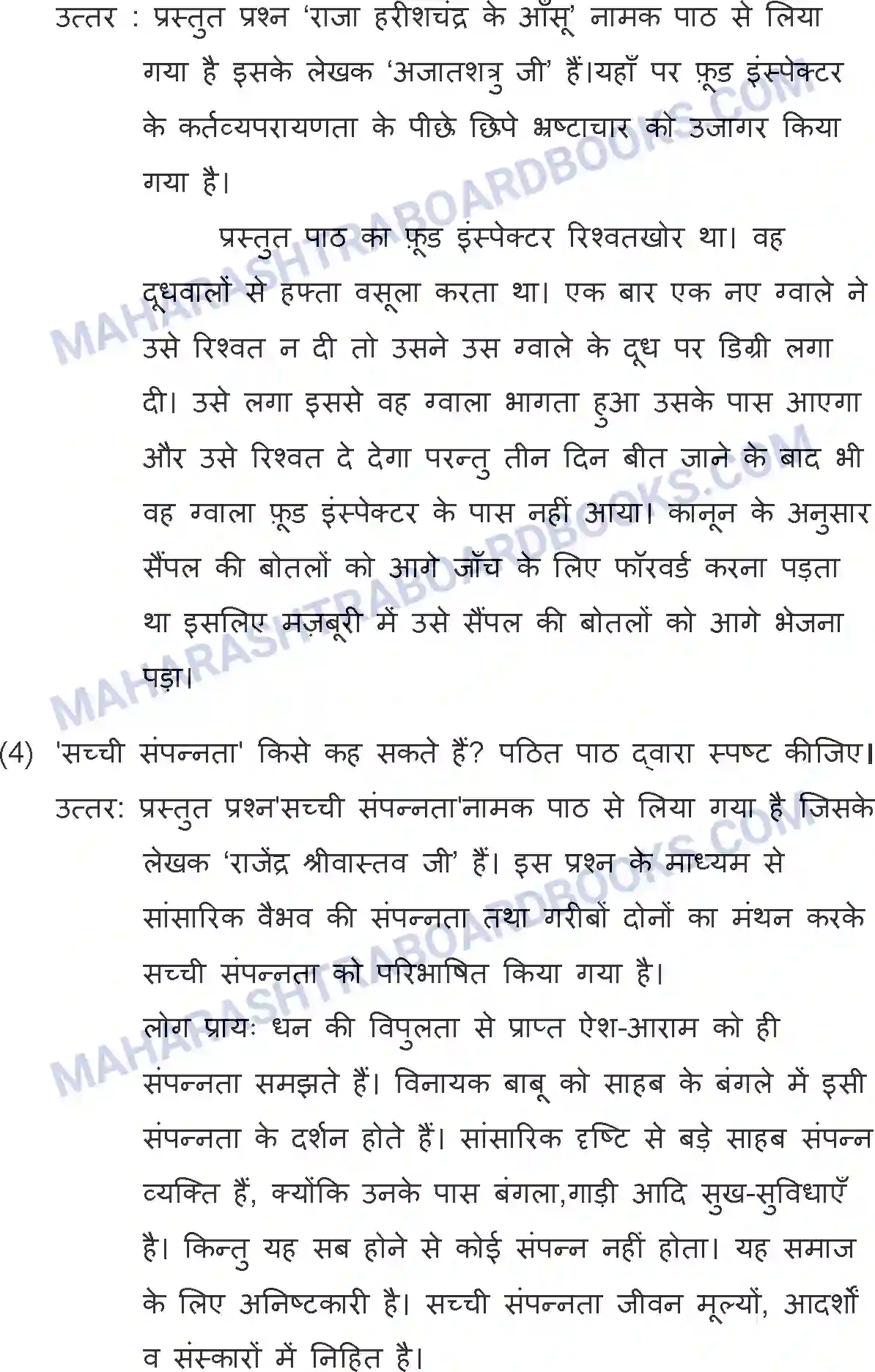 Maharashtra Board Solution SSC Hindi Paper-A 2015 Image 14