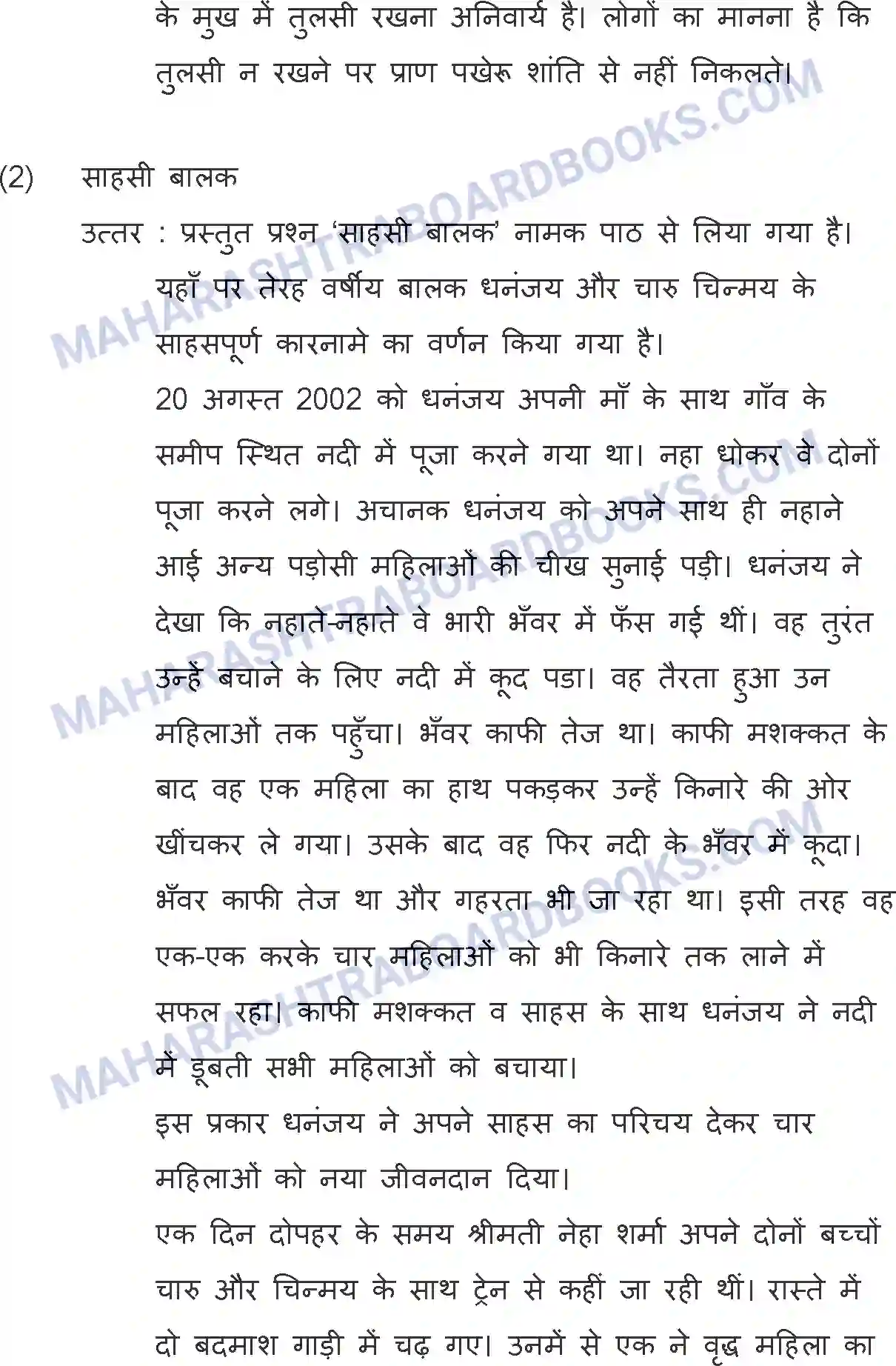 Maharashtra Board Solution SSC Hindi Paper-A 2016 Image 24