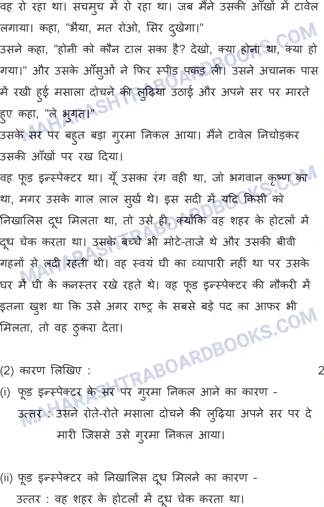 Maharashtra Board Solution SSC Hindi Paper-A 2018 Image 16