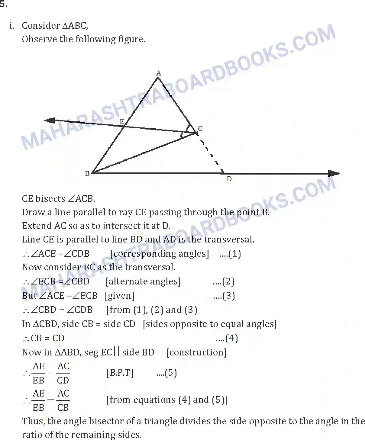 Maharashtra Board Solution SSC Mathematics Paper-B 2015 Image 12