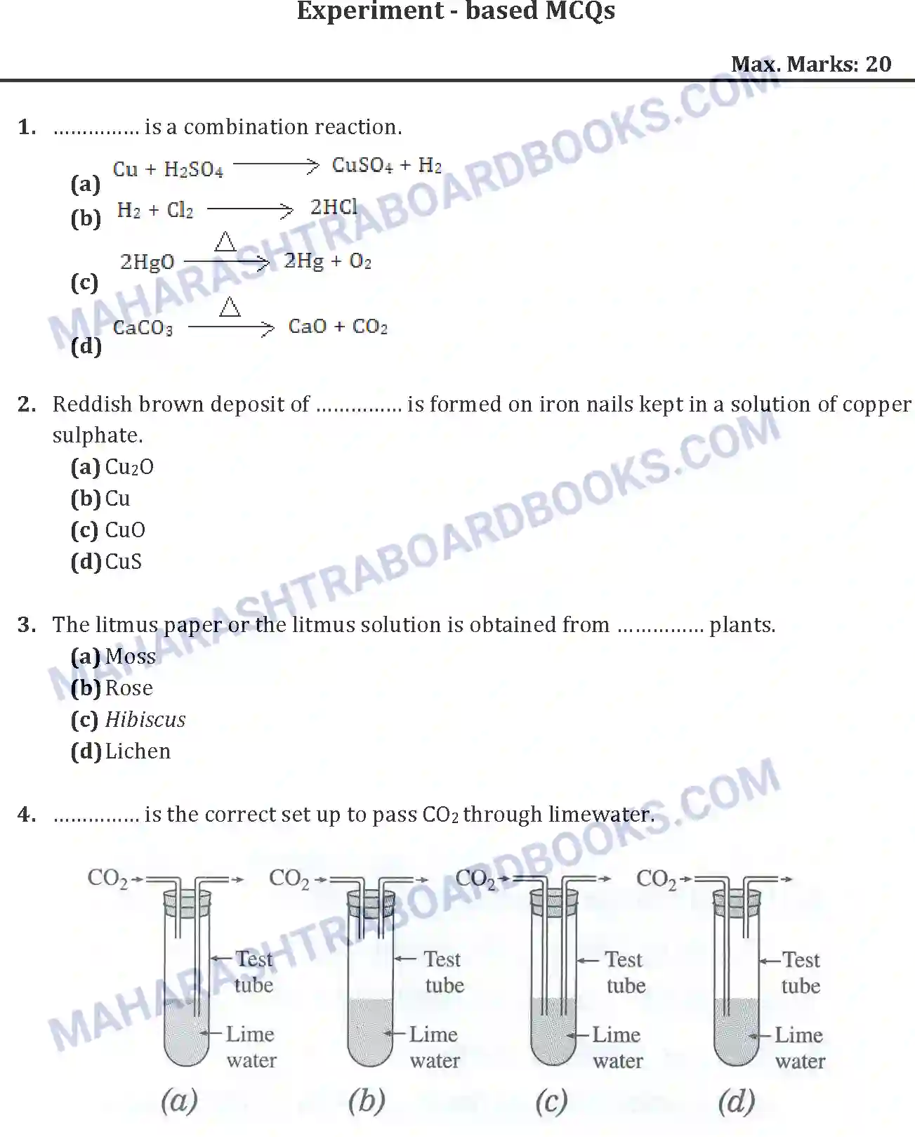 Maharashtra Board Solution SSC Science Paper-A 2013 Image 5