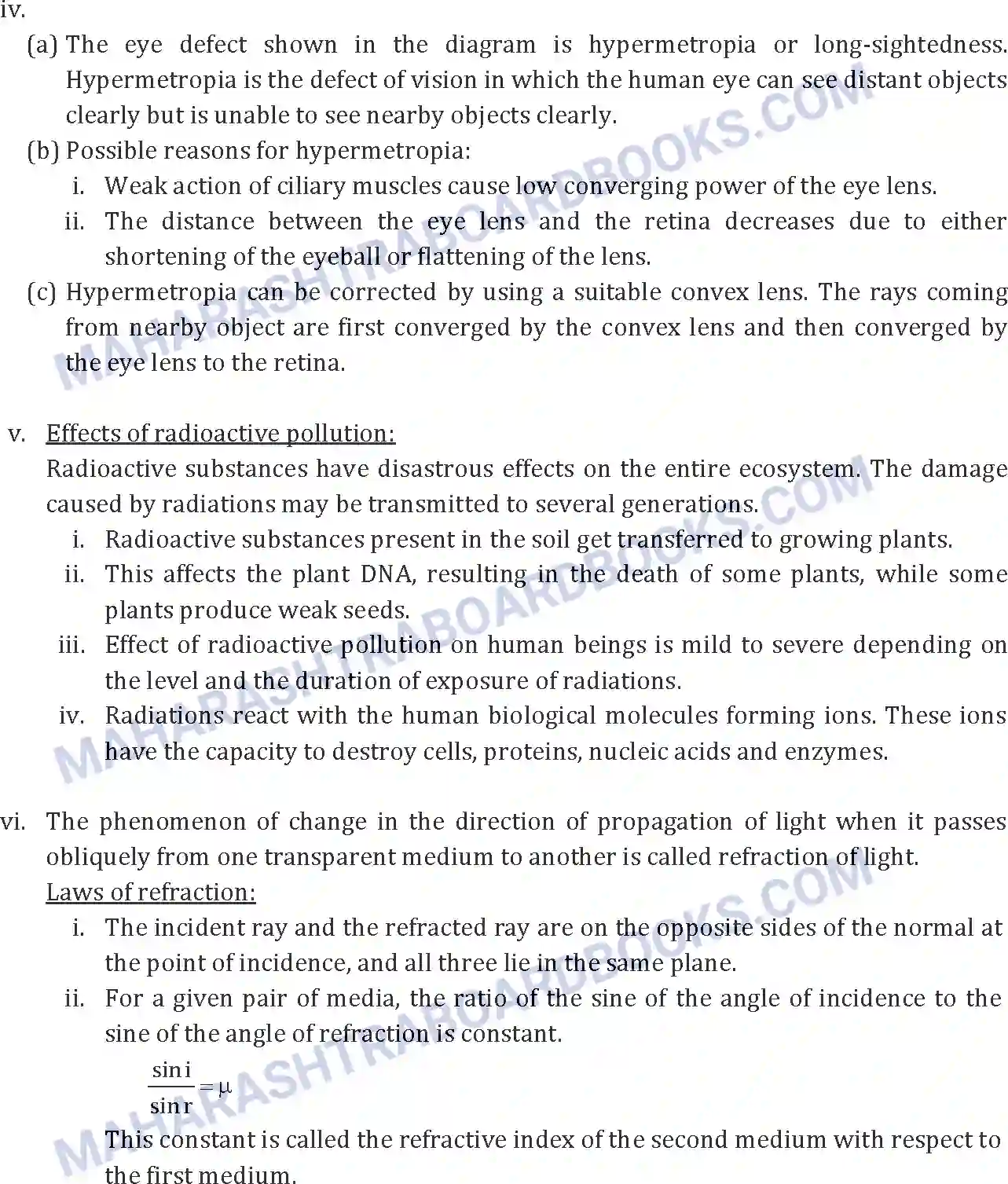 Maharashtra Board Solution SSC Science Paper-A 2014 Image 10