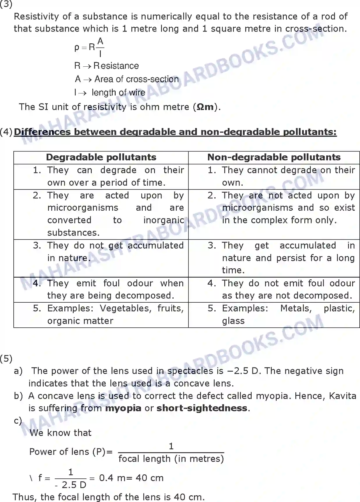 Maharashtra Board Solution SSC Science Paper-A 2018 Image 6