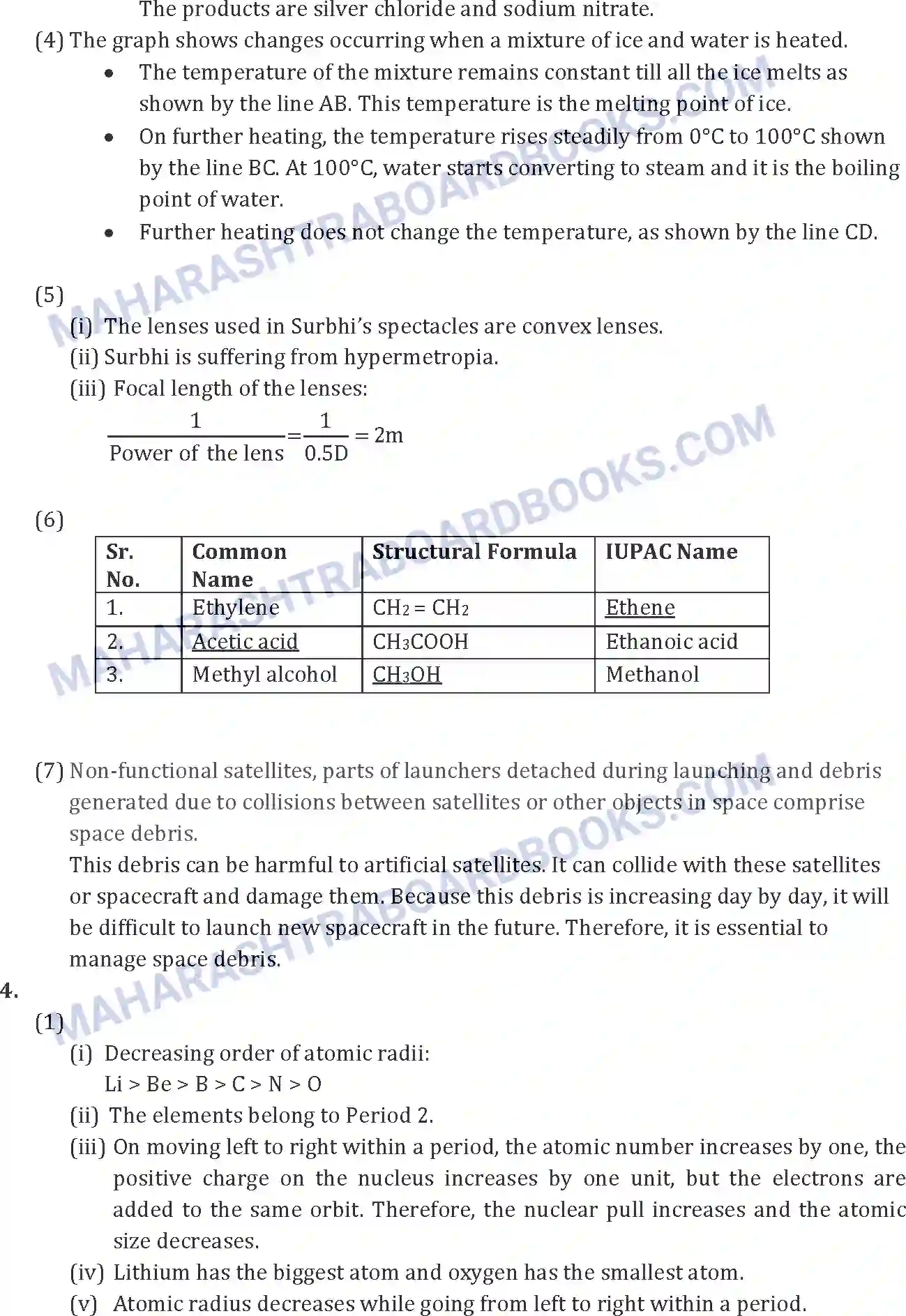 Maharashtra Board Solution SSC Science Paper-A 2019 Image 10