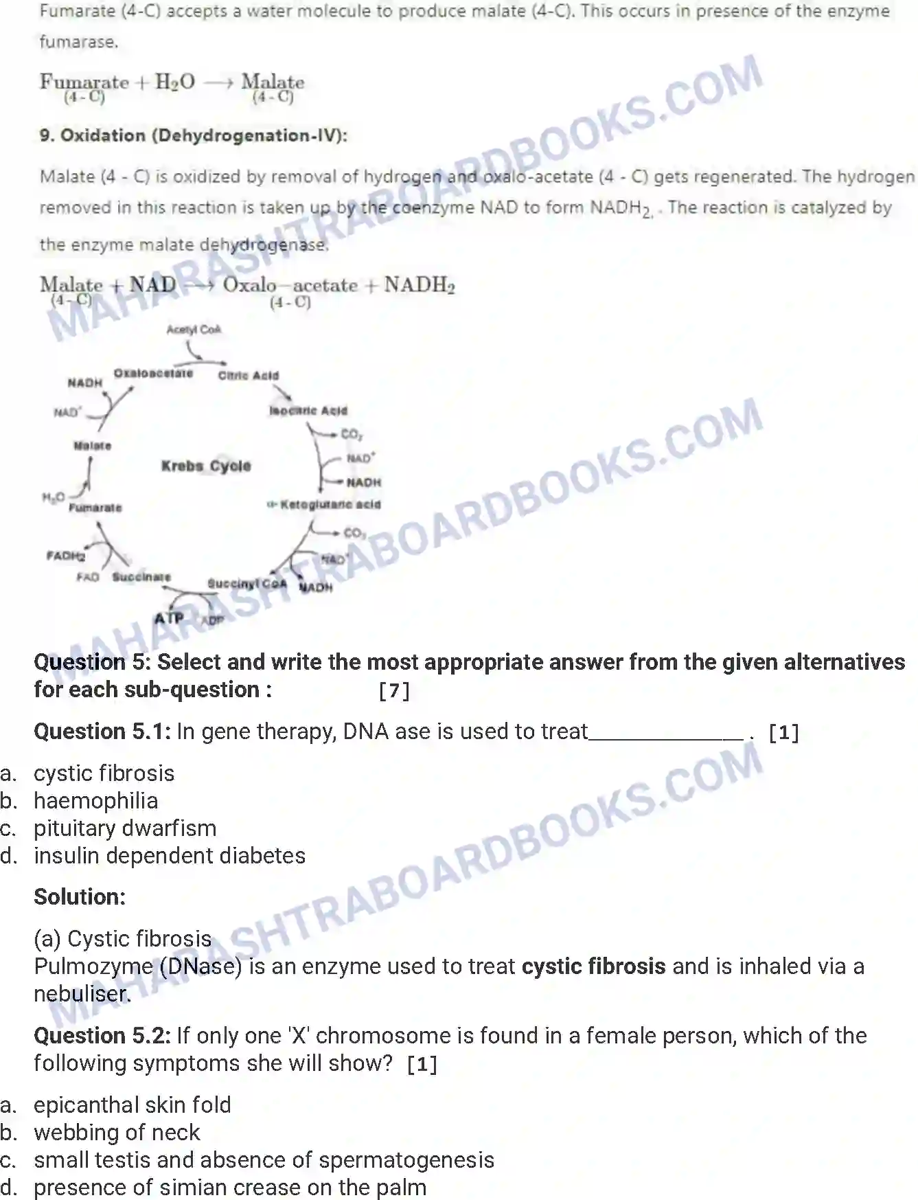 Maharashtra Board Solution HSC Biology Paper-A 2015 Image 11