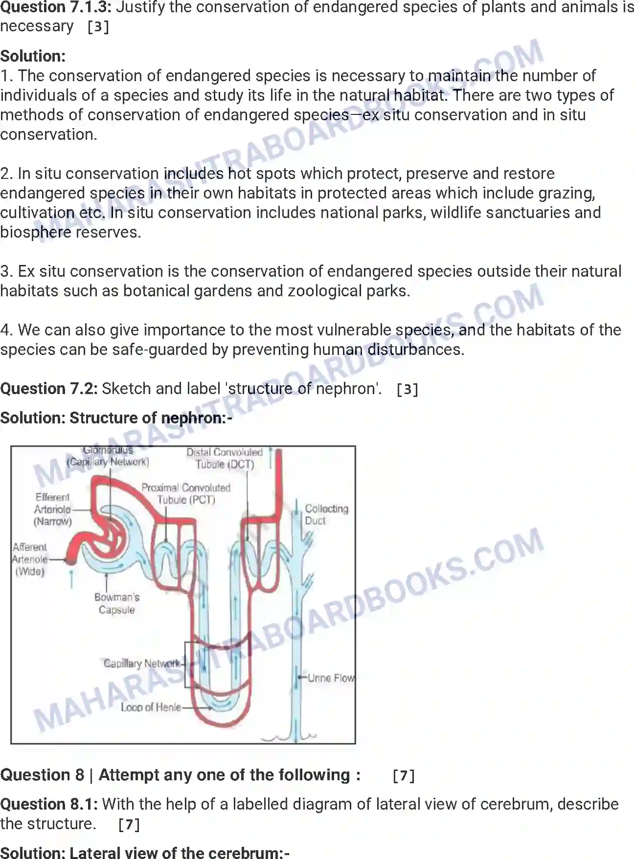 Maharashtra Board Solution HSC Biology Paper-A 2015 Image 16