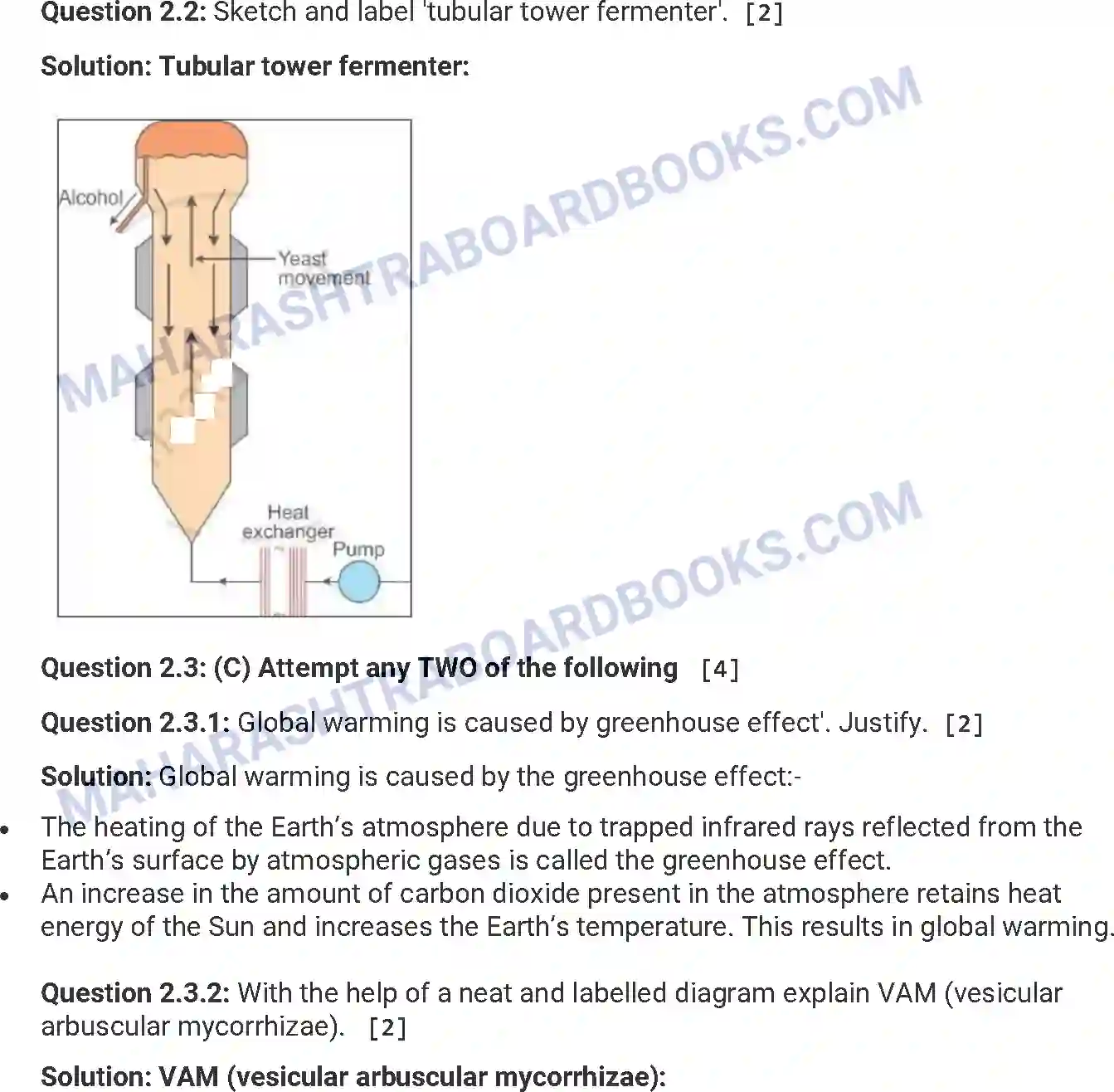Maharashtra Board Solution HSC Biology Paper-A 2015 Image 4