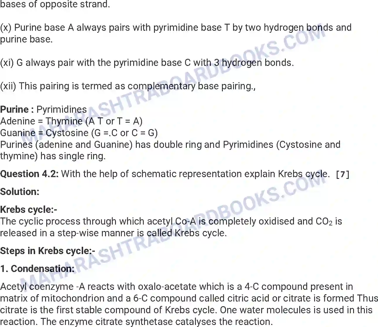 Maharashtra Board Solution HSC Biology Paper-A 2015 Image 9