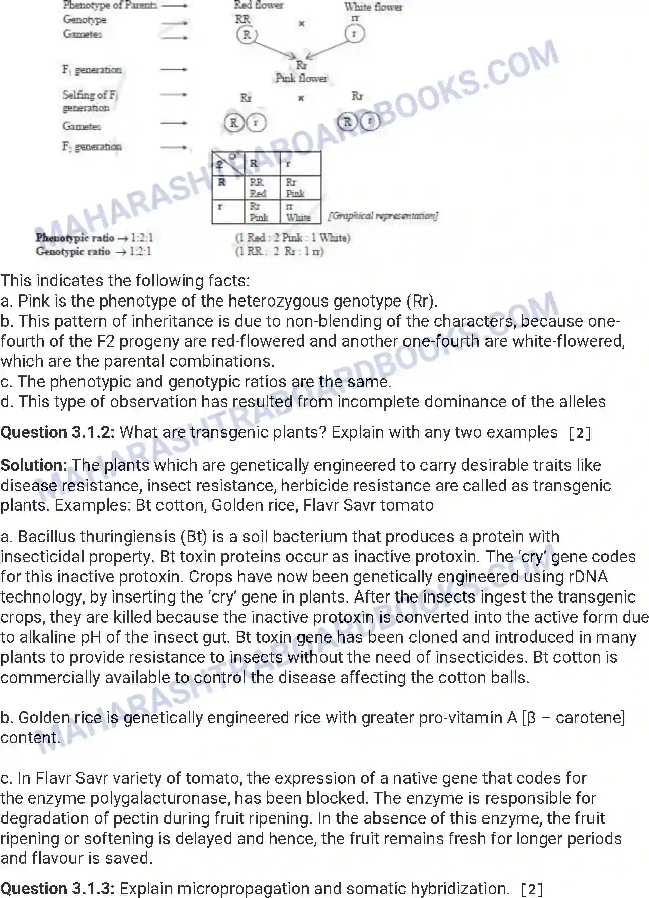 Maharashtra Board Solution HSC Biology Paper-B 2016 Image 6