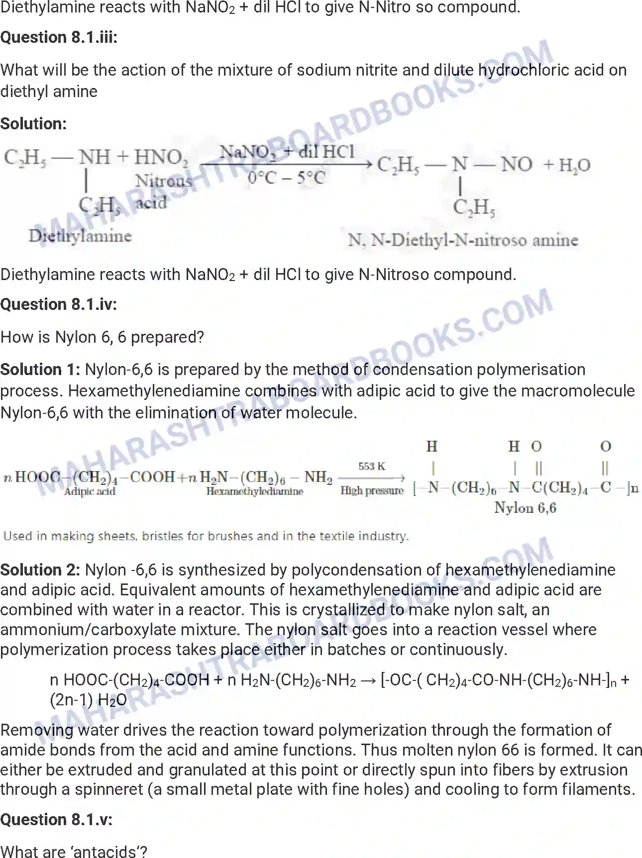 Maharashtra Board Solution HSC Chemistry Paper-A 2017 Image 24