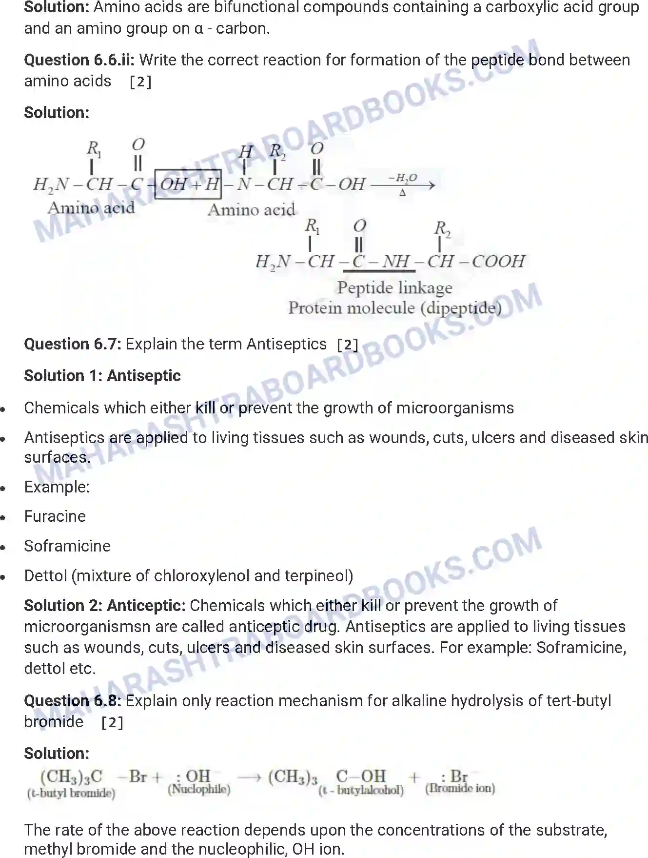 Maharashtra Board Solution HSC Chemistry Paper-A 2018 Image 16