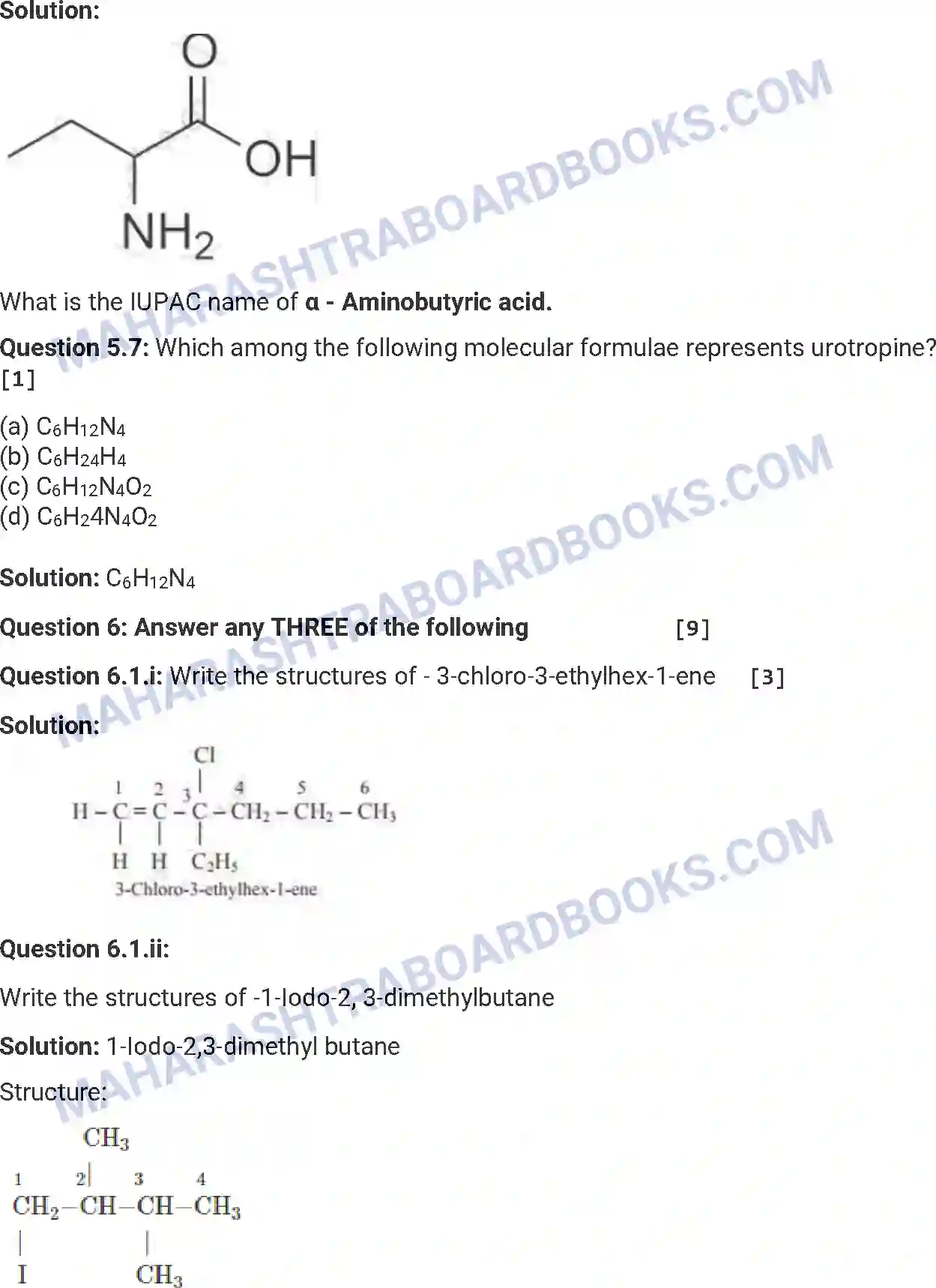 Maharashtra Board Solution HSC Chemistry Paper-B 2013 Image 14