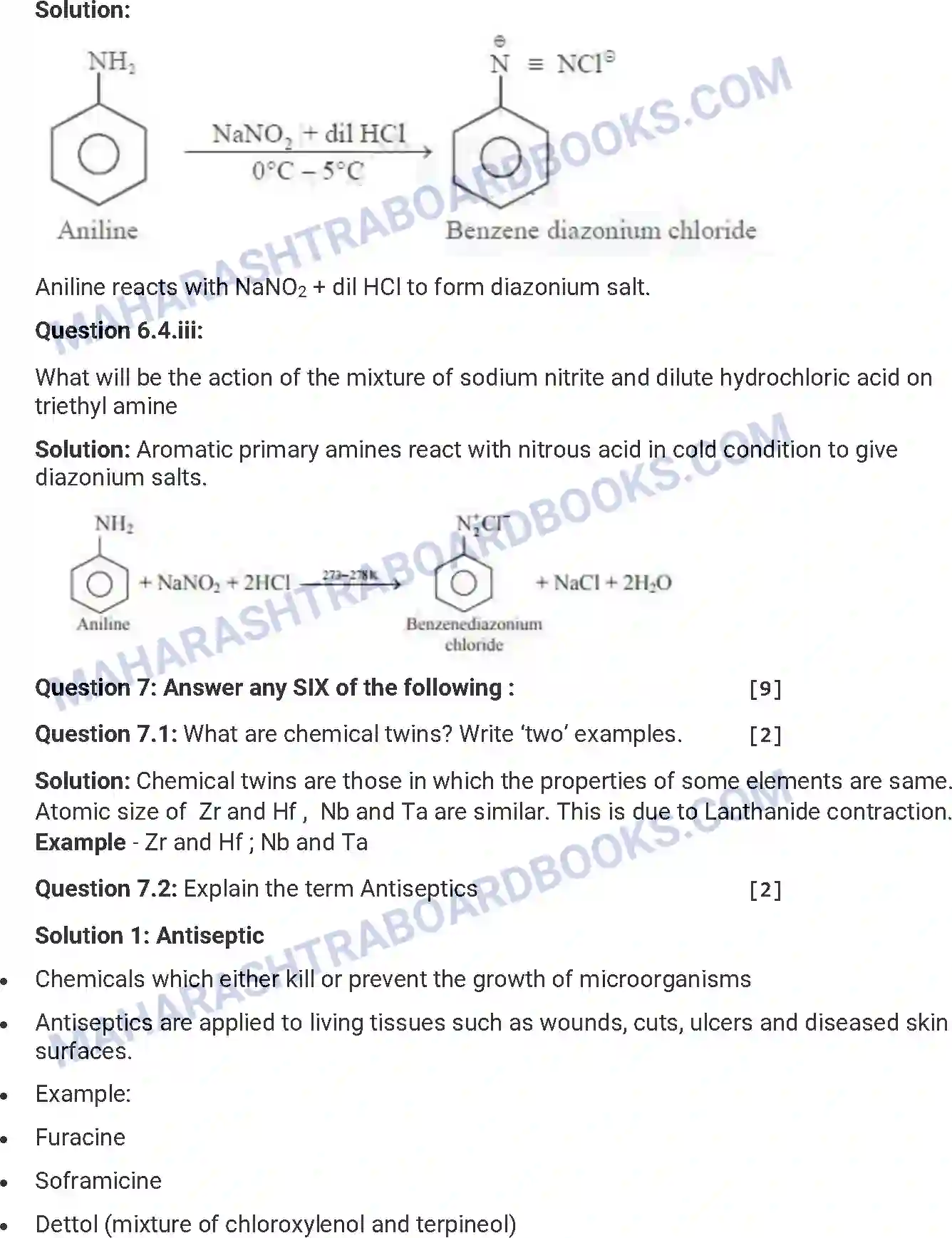 Maharashtra Board Solution HSC Chemistry Paper-B 2013 Image 18