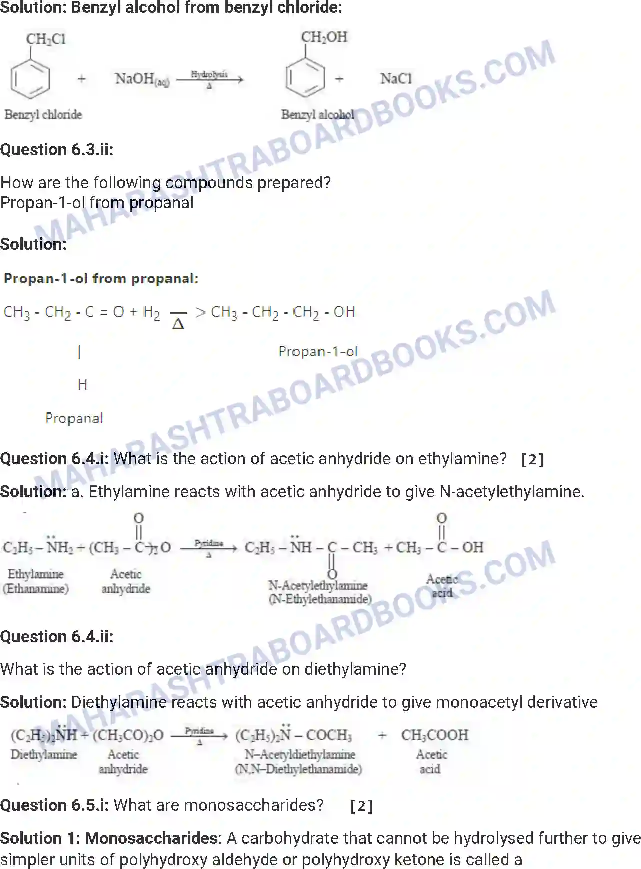 Maharashtra Board Solution HSC Chemistry Paper-B 2014 Image 15