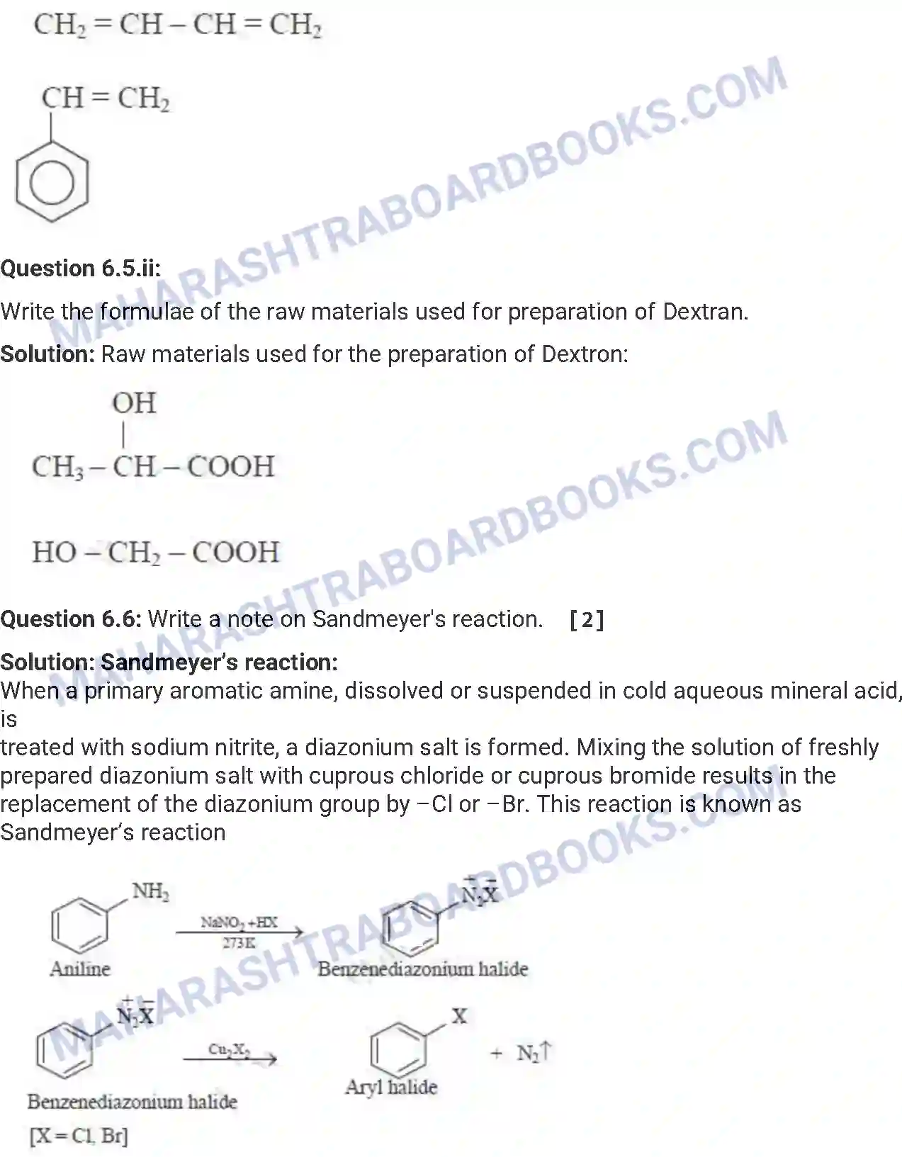 Maharashtra Board Solution HSC Chemistry Paper-B 2016 Image 17