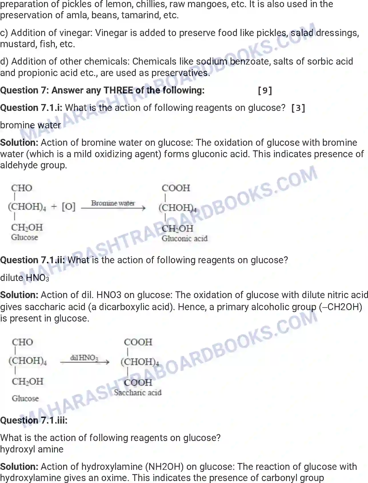 Maharashtra Board Solution HSC Chemistry Paper-B 2016 Image 19