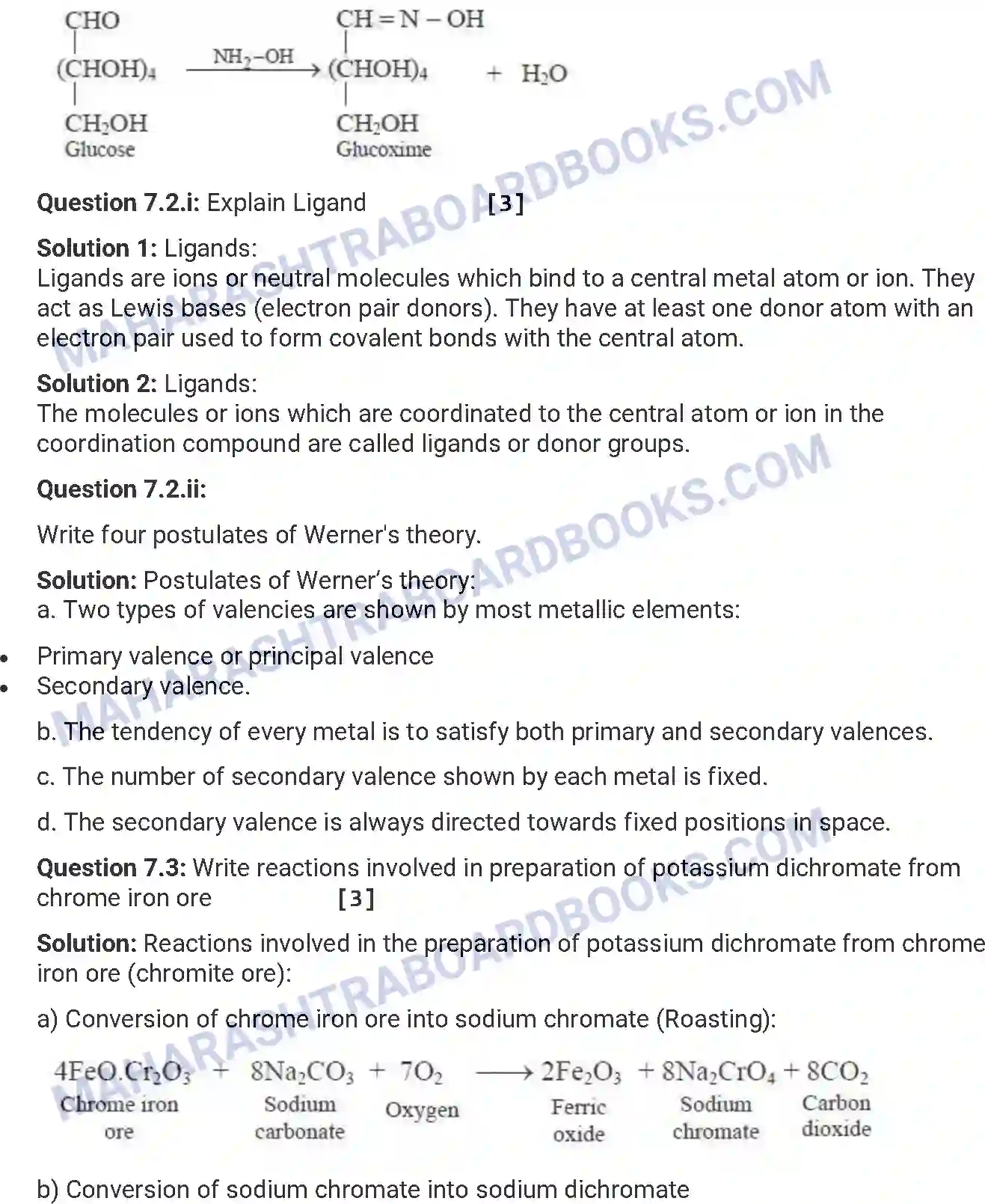 Maharashtra Board Solution HSC Chemistry Paper-B 2016 Image 20