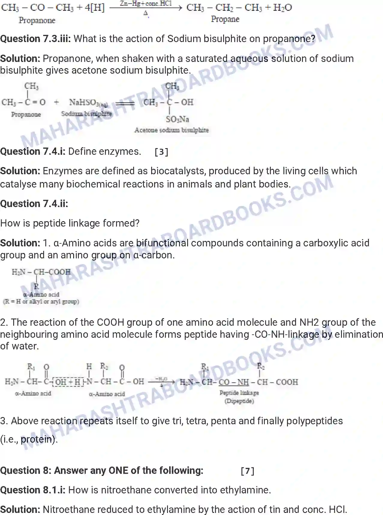 Maharashtra Board Solution HSC Chemistry Paper-B 2017 Image 22