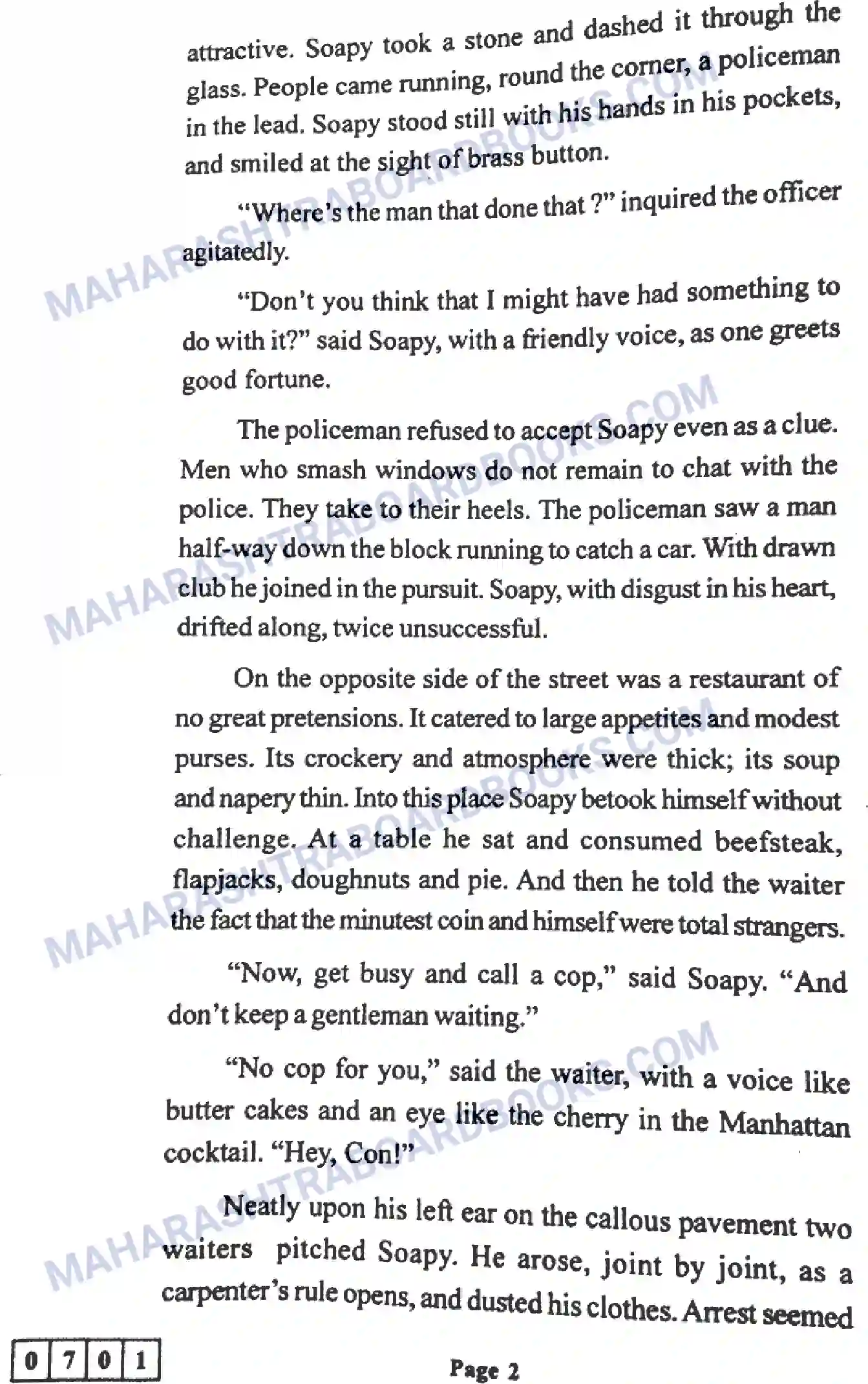 Maharashtra Board Solution HSC English Paper-A 2022 Image 2