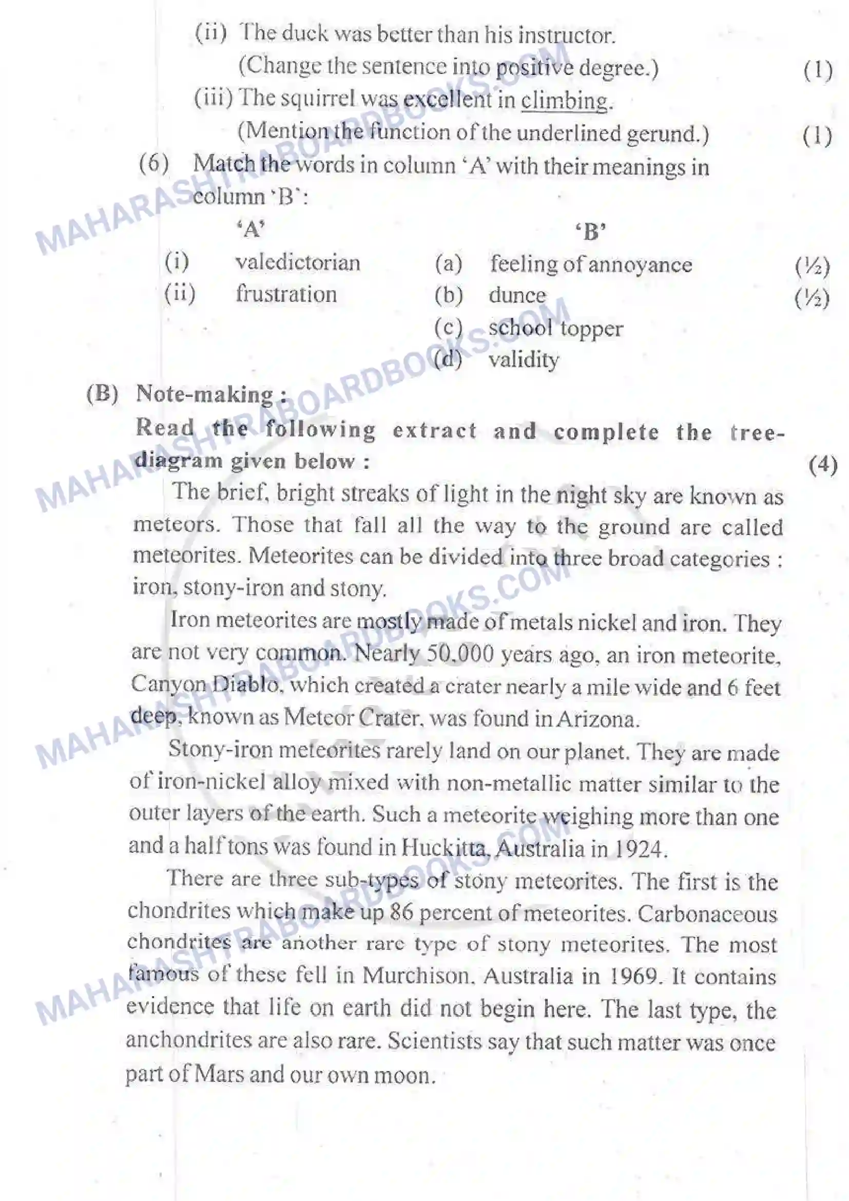 Maharashtra Board Solution HSC English Paper-B 2015 Image 4