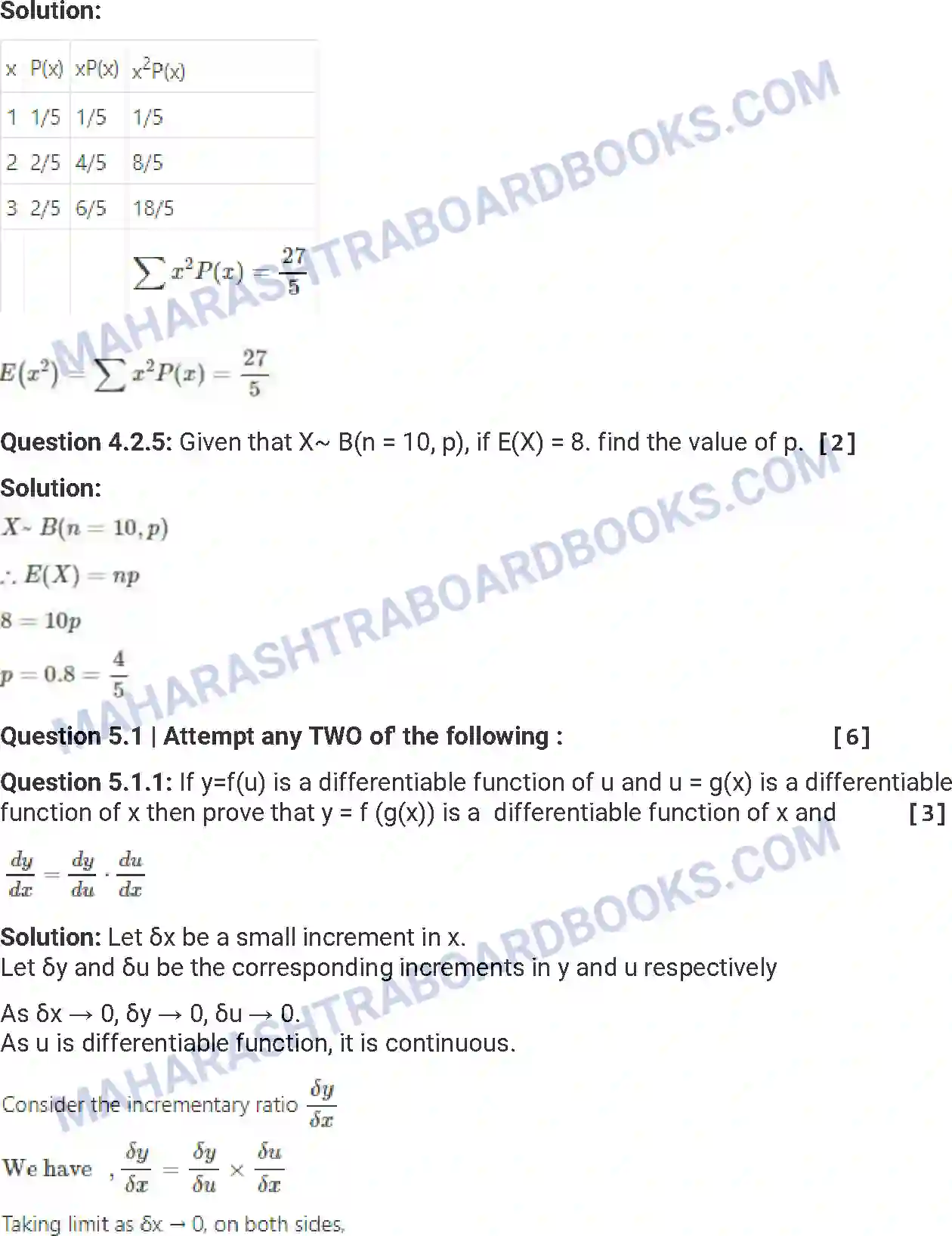 Maharashtra Board Solution HSC Mathematics Paper-A 2014 Image 20