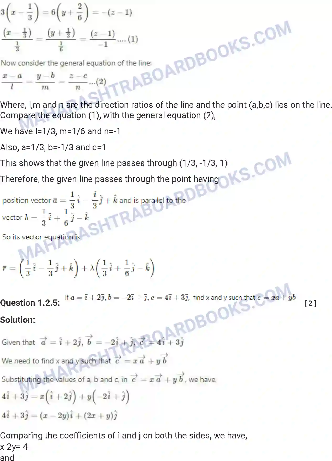 Maharashtra Board Solution HSC Mathematics Paper-A 2015 Image 5