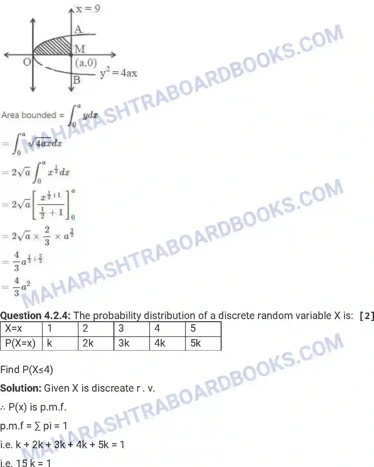 Maharashtra Board Solution HSC Mathematics Paper-A 2016 Image 20