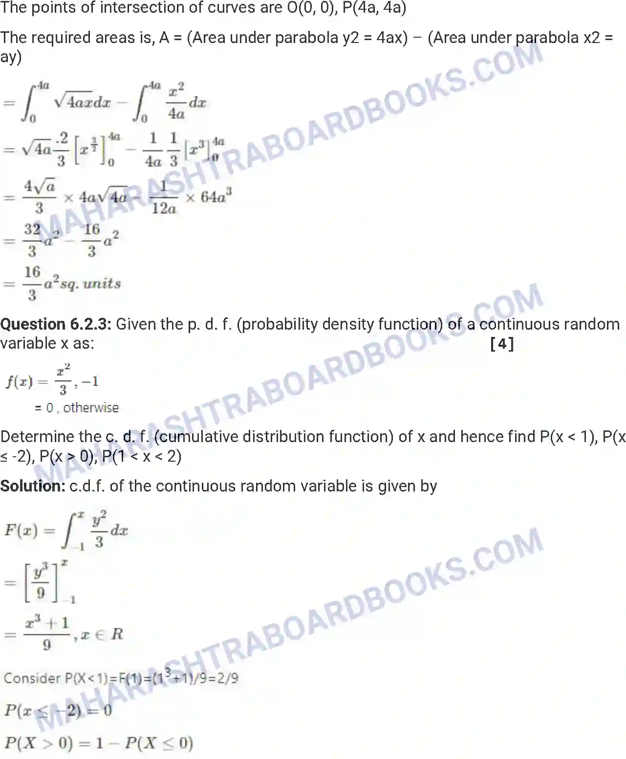 Maharashtra Board Solution HSC Mathematics Paper-A 2017 Image 35