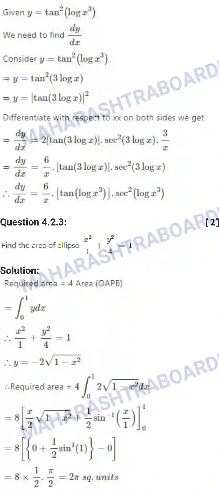 Maharashtra Board Solution HSC Mathematics Paper-A 2018 Image 18