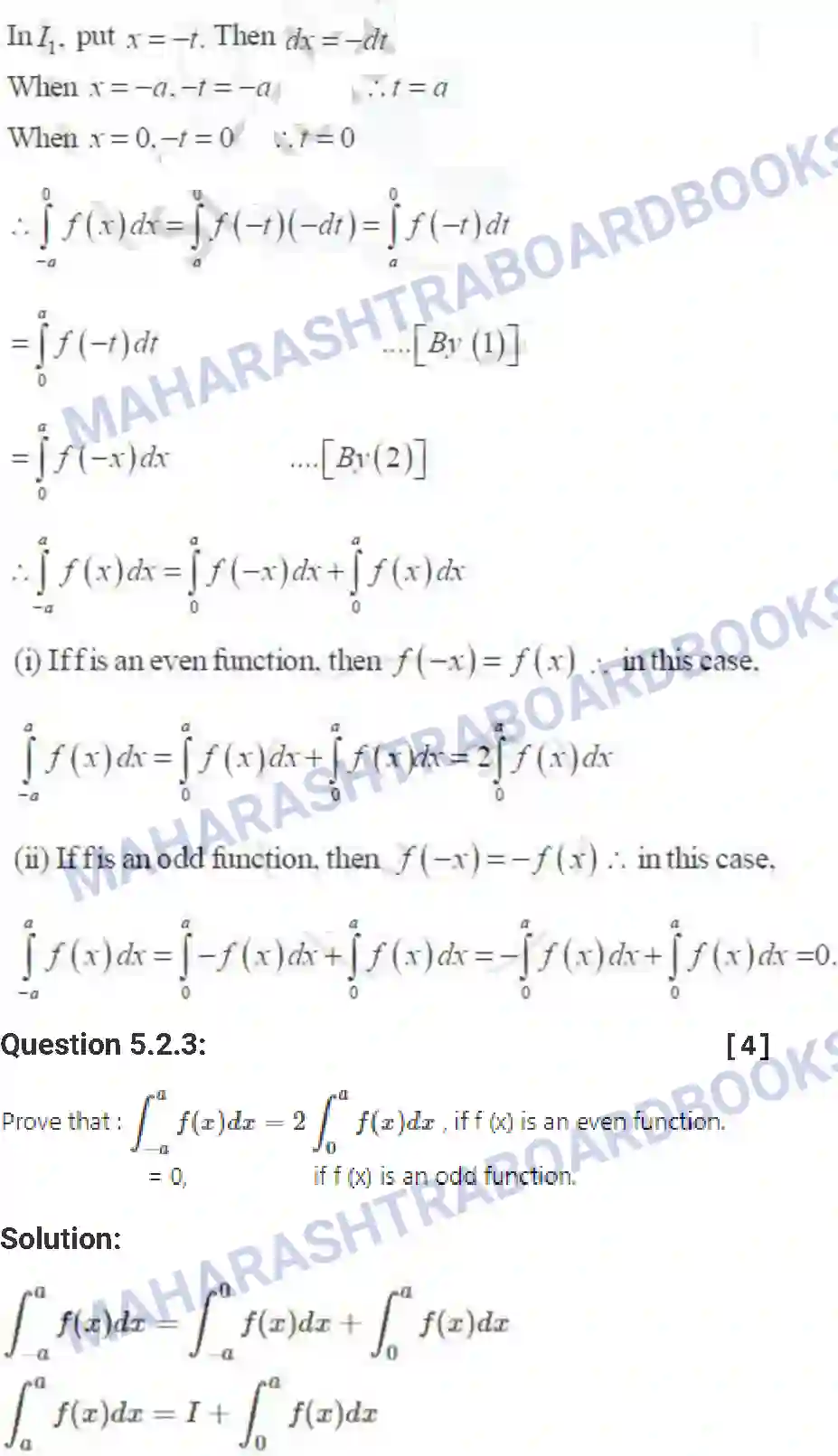 Maharashtra Board Solution HSC Mathematics Paper-A 2018 Image 26