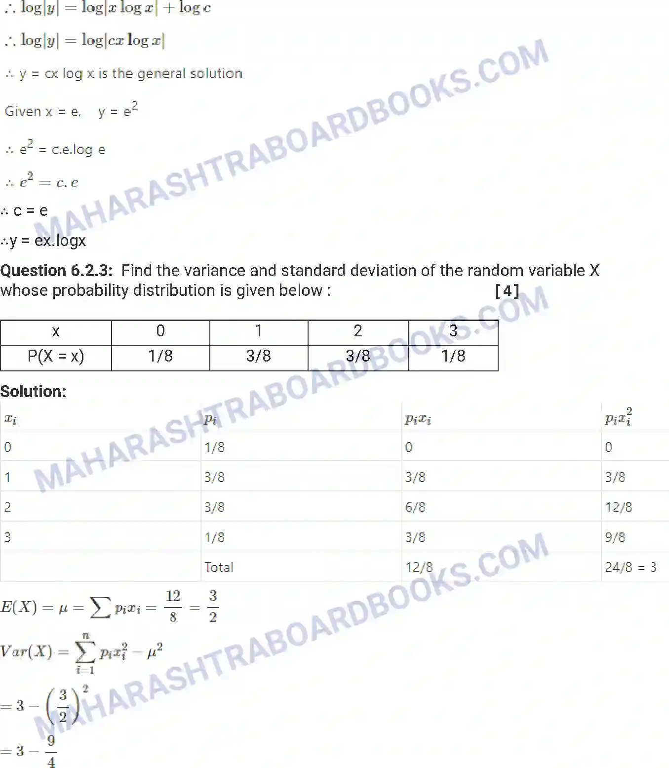 Maharashtra Board Solution HSC Mathematics Paper-A 2018 Image 32