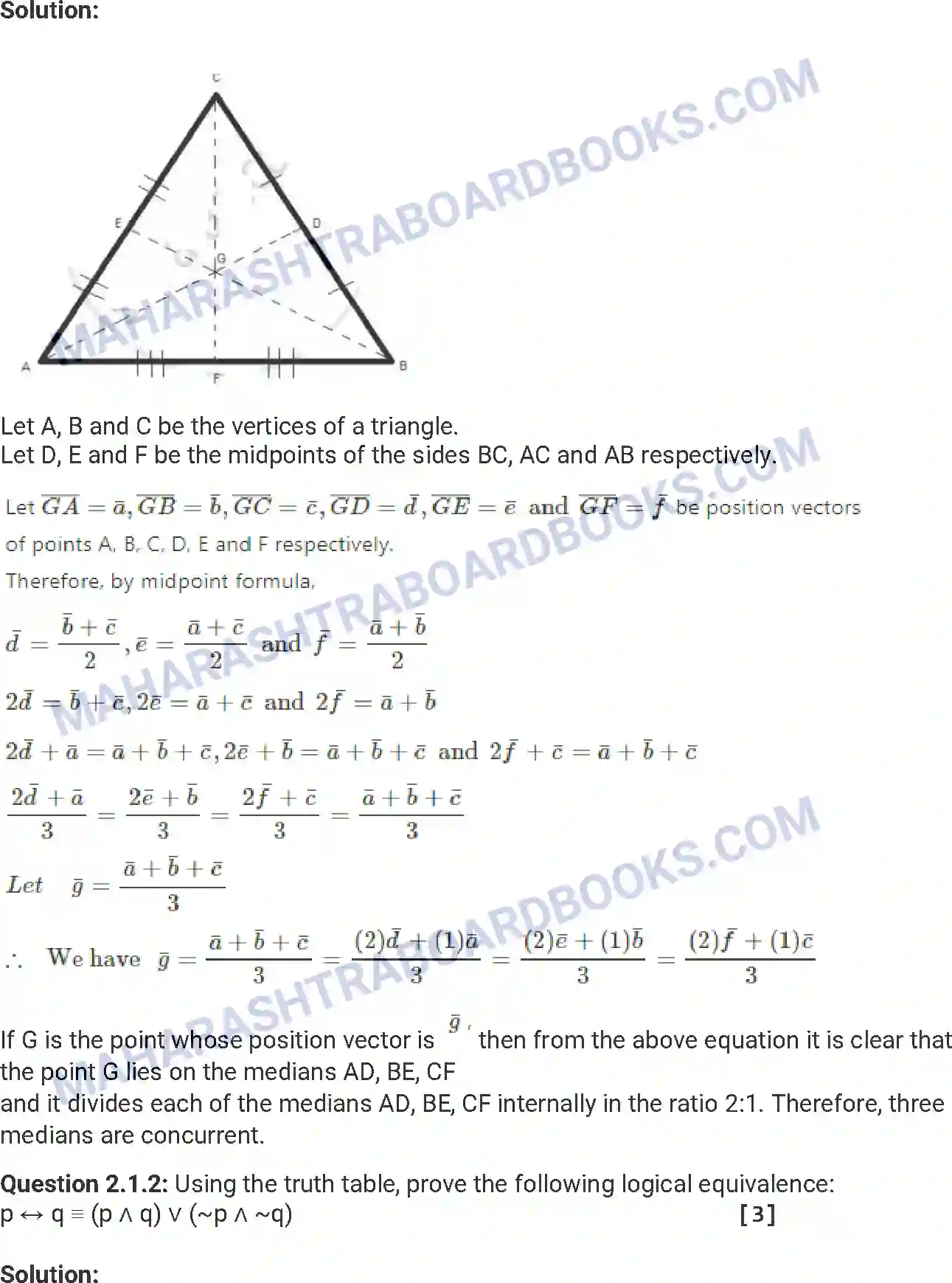 Maharashtra Board Solution HSC Mathematics Paper-A 2018 Image 5