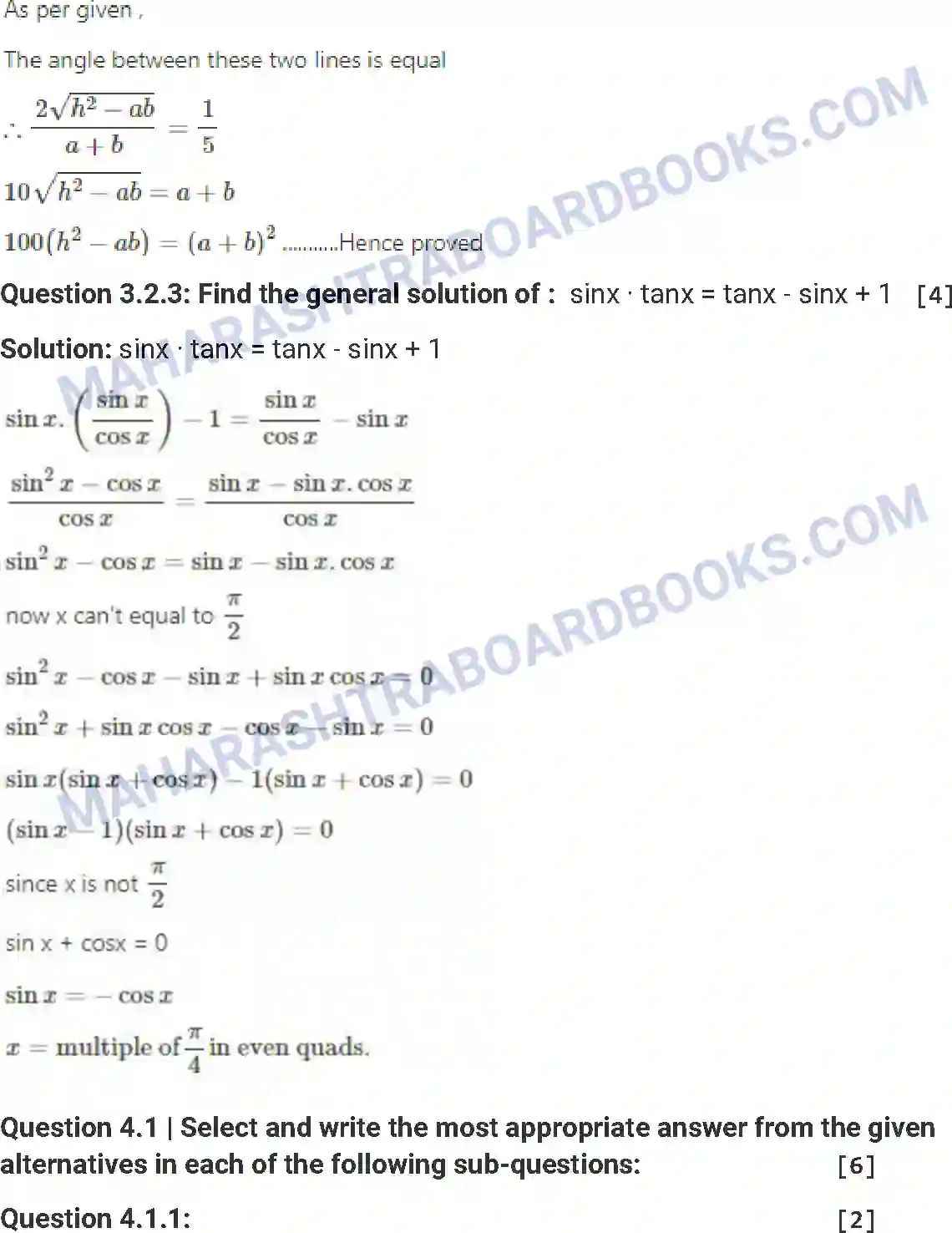 Maharashtra Board Solution HSC Mathematics Paper-B 2013 Image 15