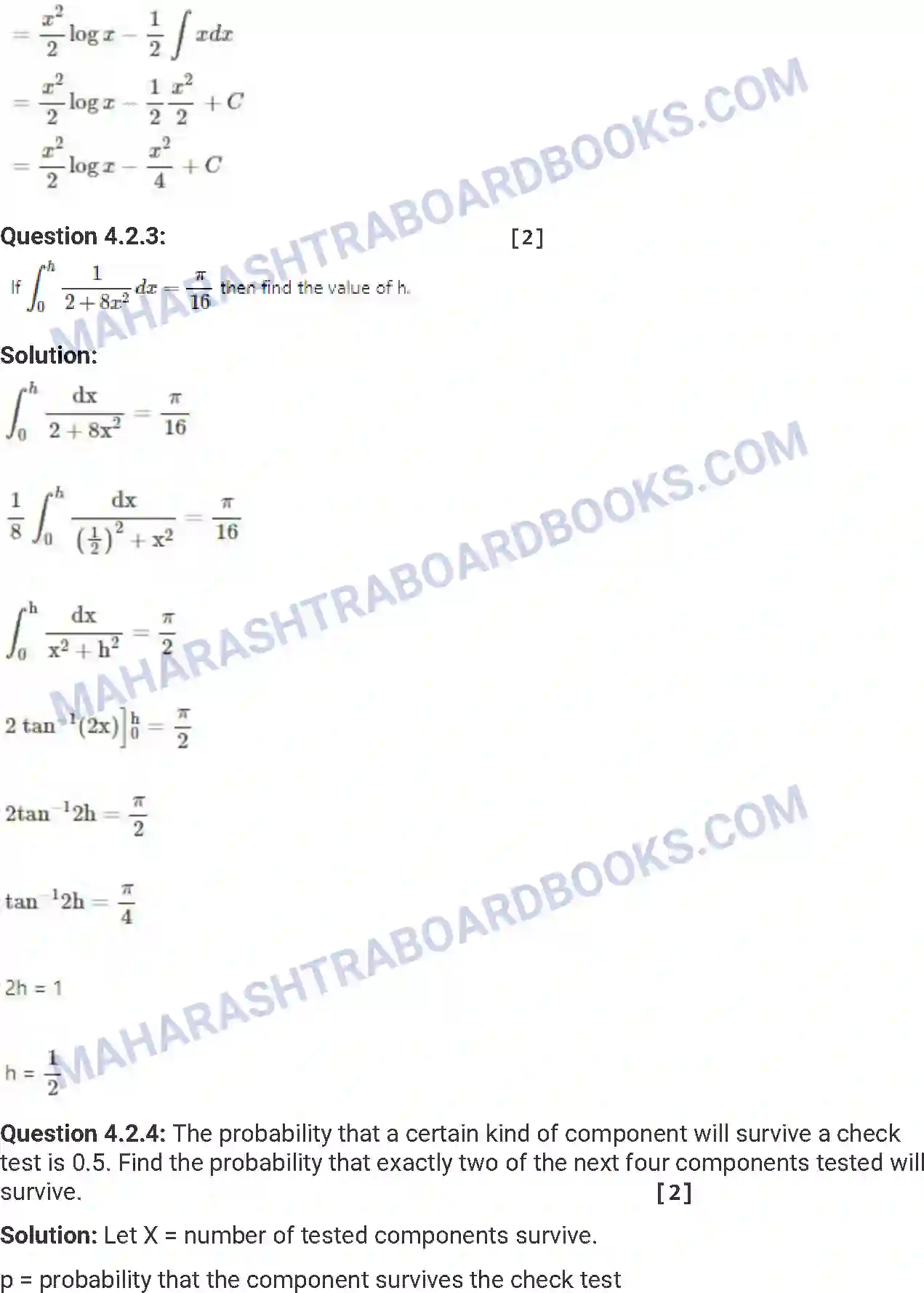 Maharashtra Board Solution HSC Mathematics Paper-B 2013 Image 19