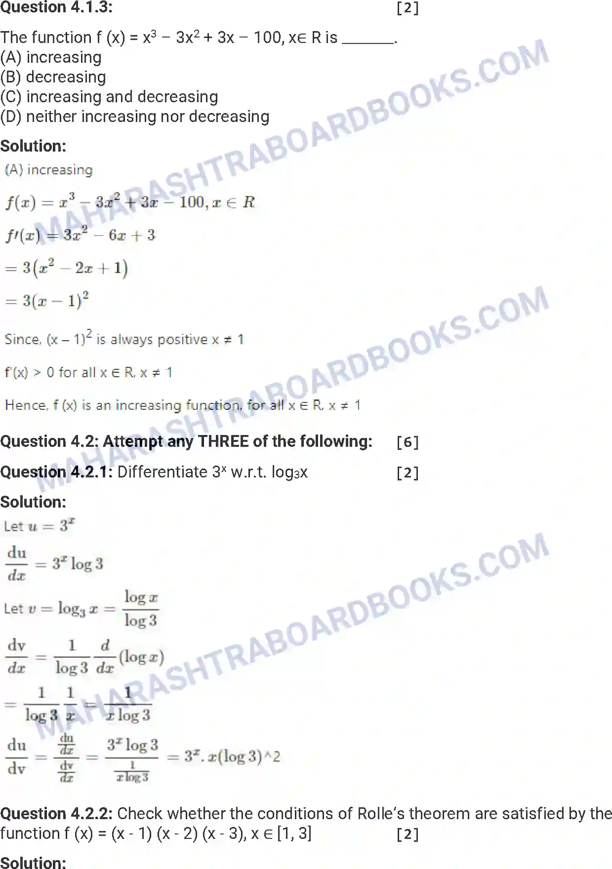 Maharashtra Board Solution HSC Mathematics Paper-B 2017 Image 19