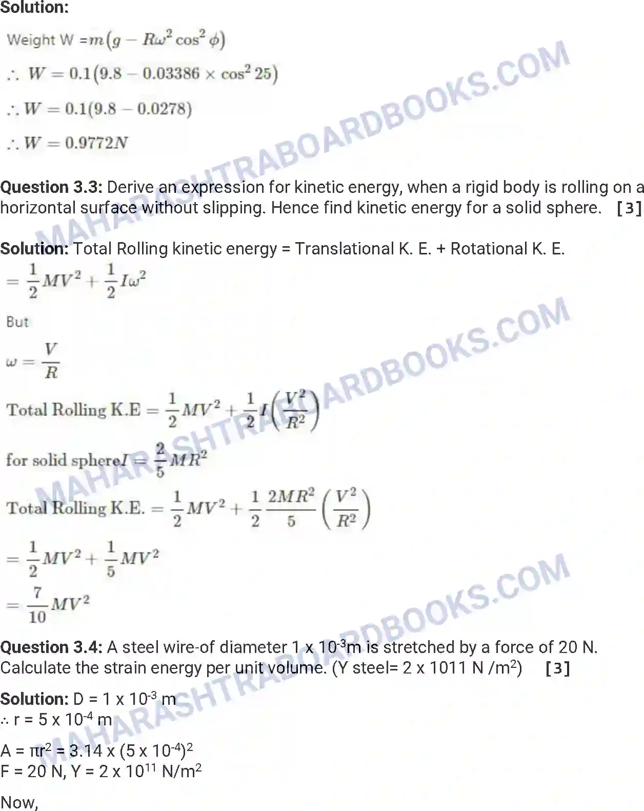 Maharashtra Board Solution HSC Physics Paper-A 2013 Image 9