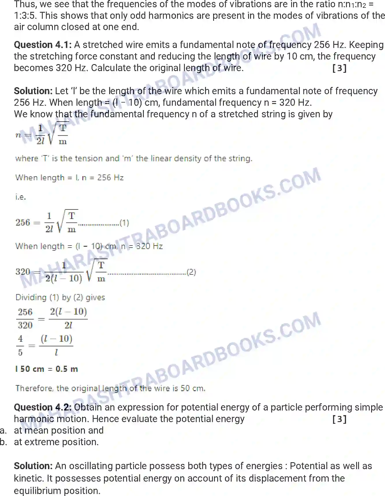Maharashtra Board Solution HSC Physics Paper-A 2015 Image 14